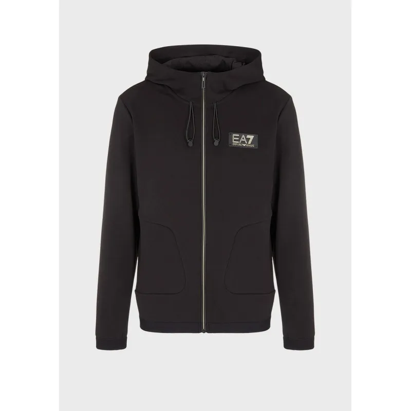 FELPA GOLD LABEL CON CAPPUCCIO EMPORIO ARMANI EA7