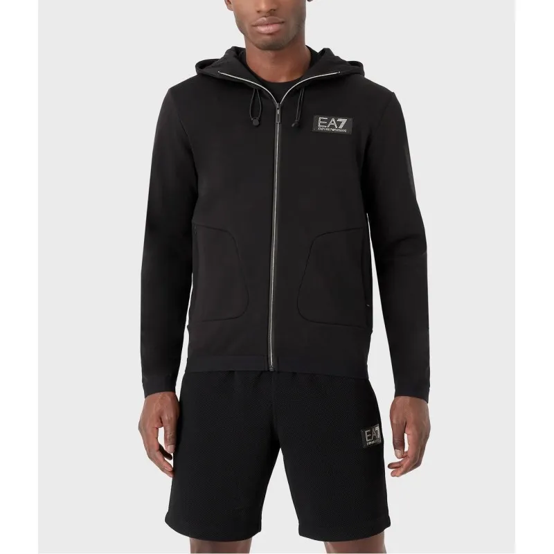 FELPA GOLD LABEL CON CAPPUCCIO EMPORIO ARMANI EA7