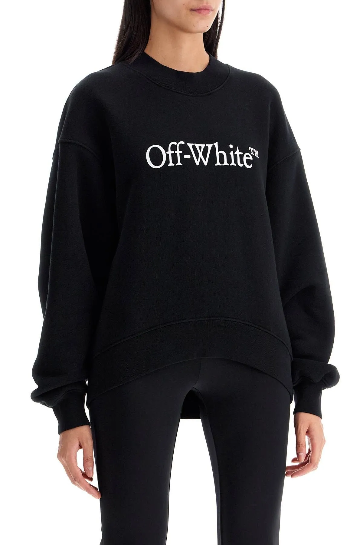 Felpa oversize con stampa logo