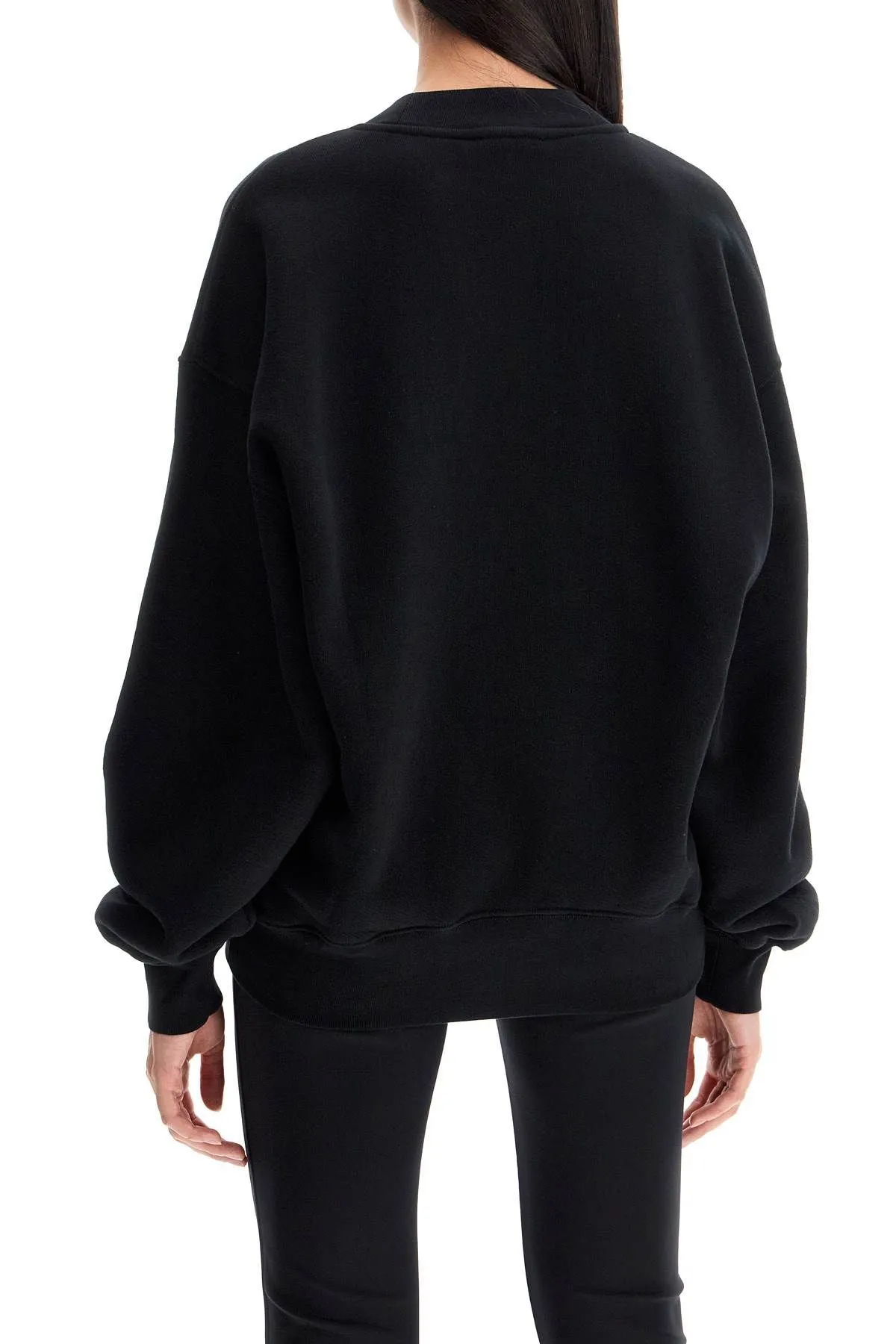 Felpa oversize con stampa logo