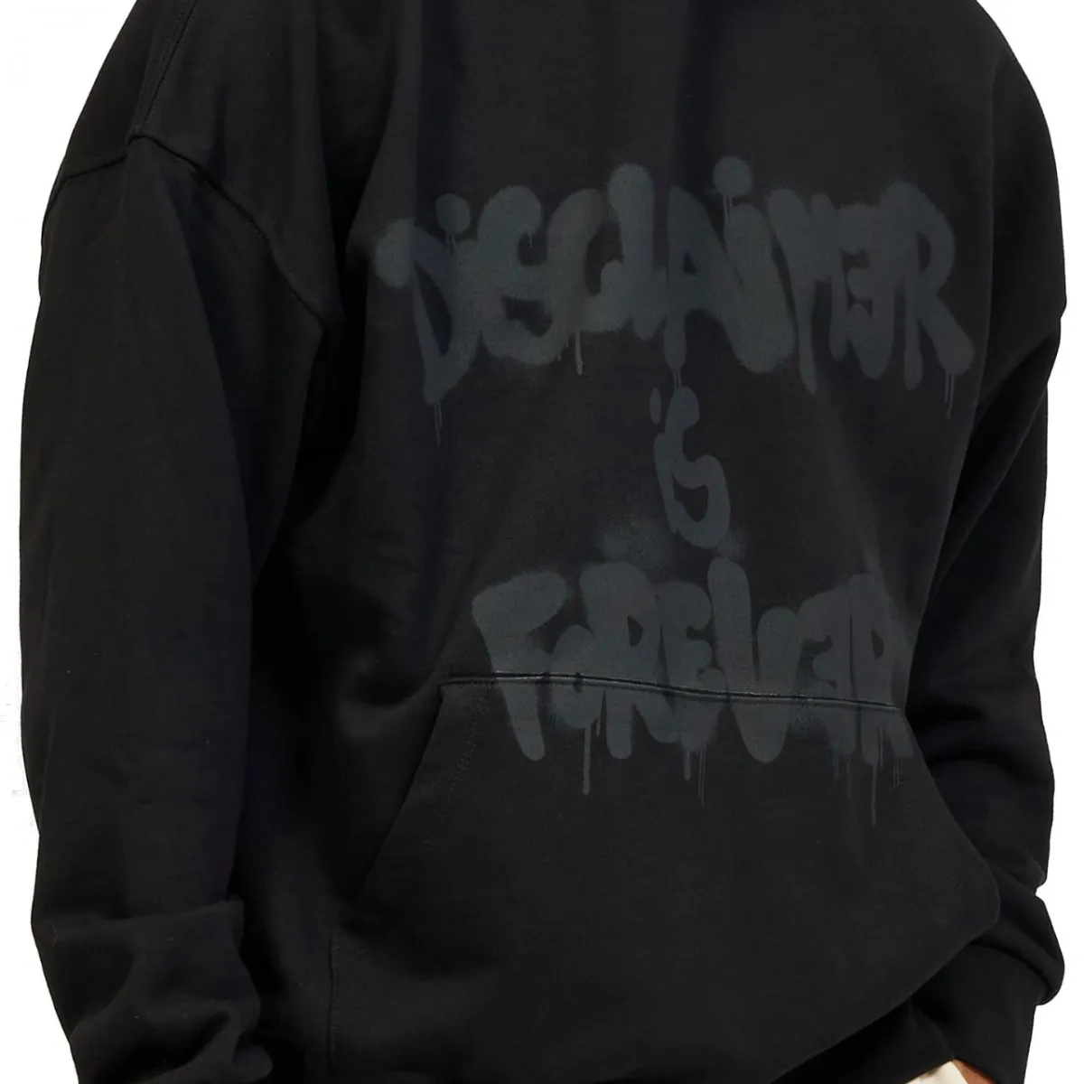 Felpa Oversize Nero