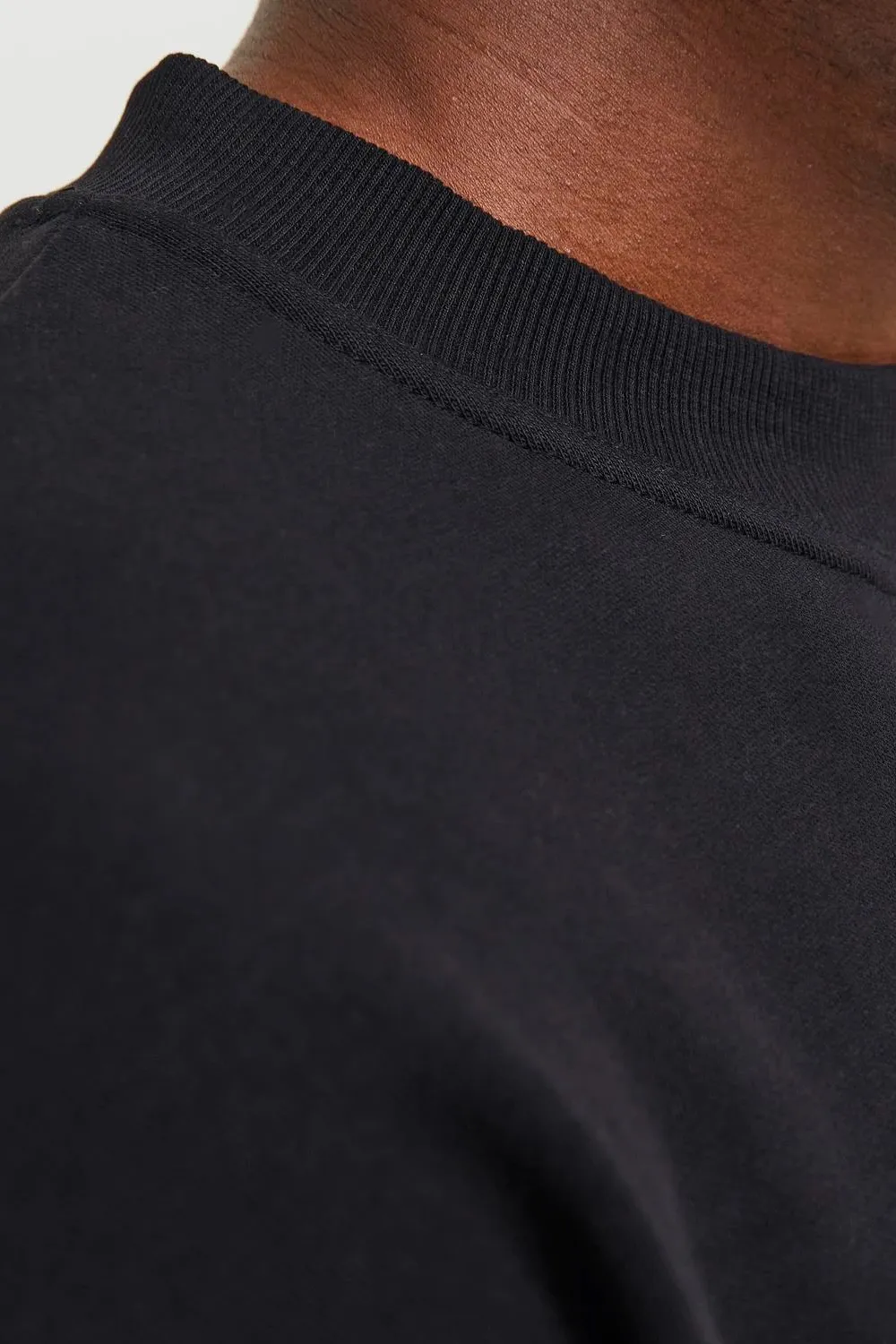 Felpa senza cappuccio Jack Jones JCOCOLLECTIVE SWEAT CREW NECK SN Nero