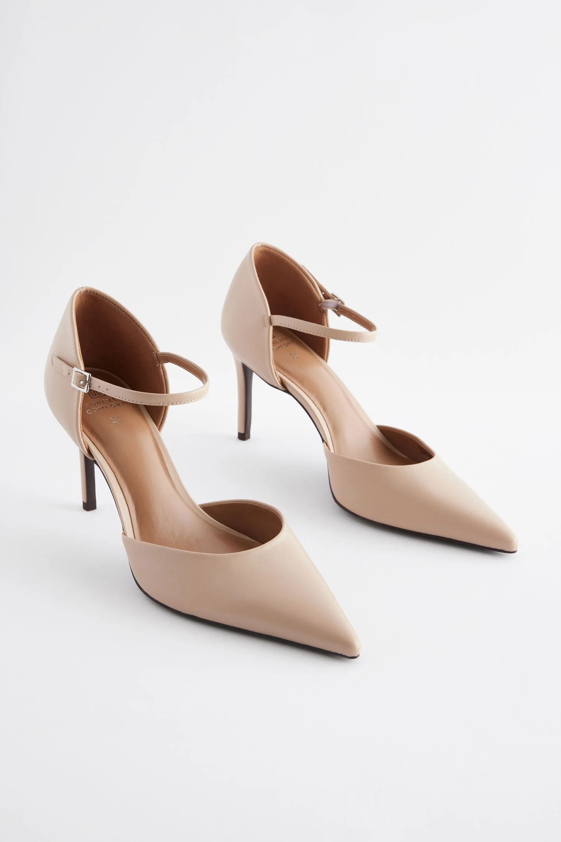 Forever Comfort® - Scarpe Mary Jane a punta con tacco