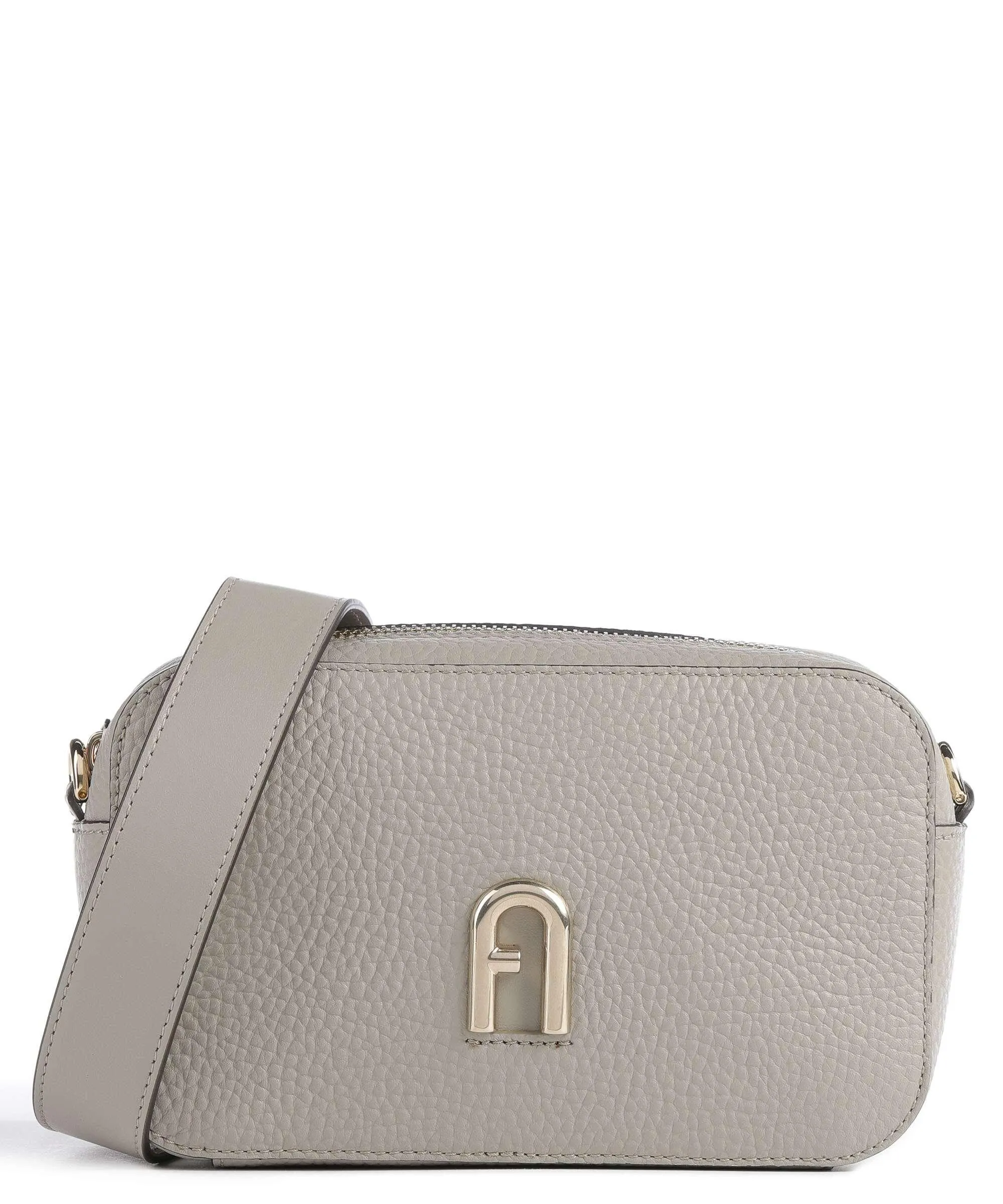  Furla Primula Mini Borsa a tracolla pelle granulata taupe  