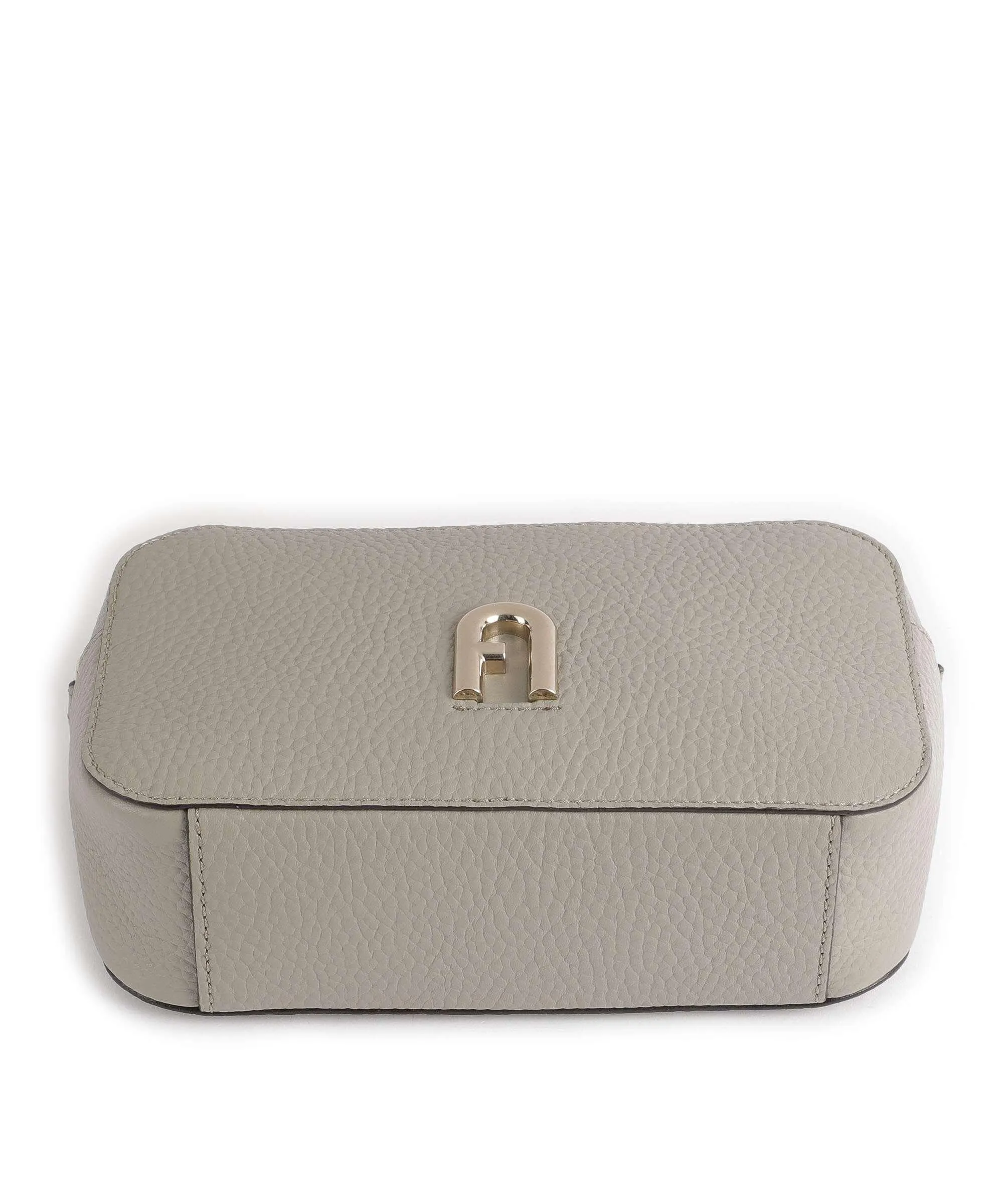  Furla Primula Mini Borsa a tracolla pelle granulata taupe  
