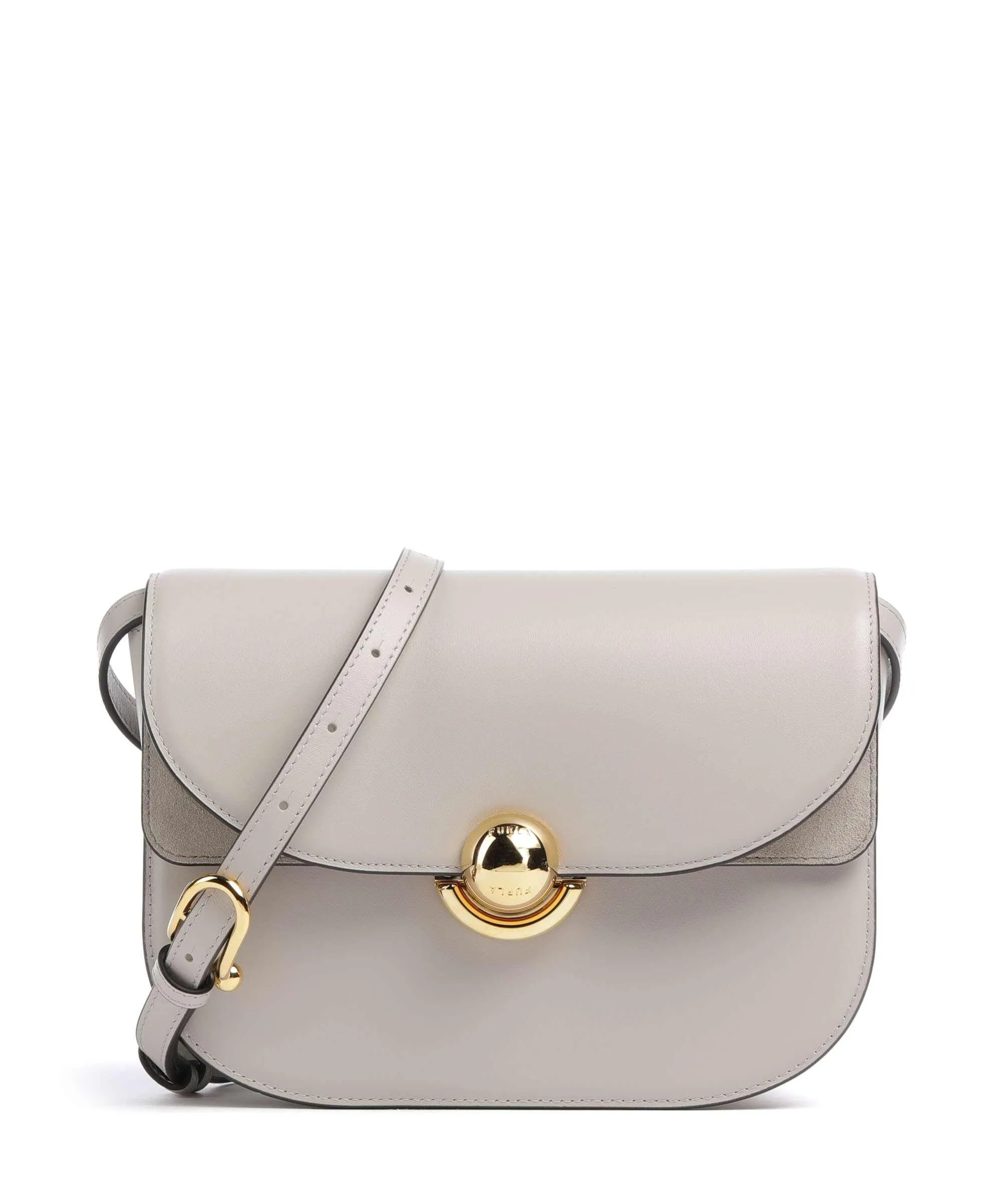  Furla Sfera S Borsa a tracolla pelle di vitello finemente grana grigio chiaro  