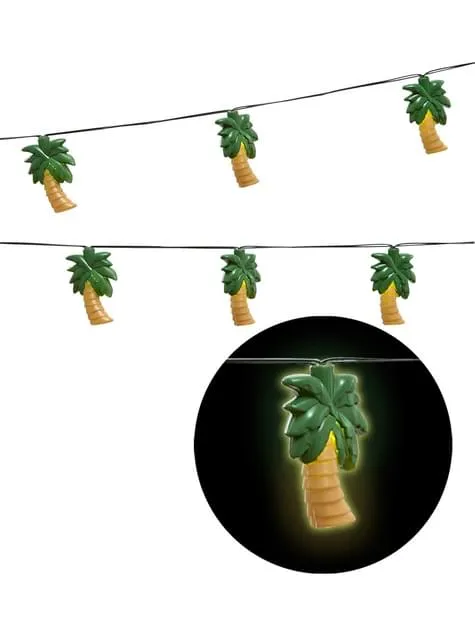 Ghirlanda luminosa con palme