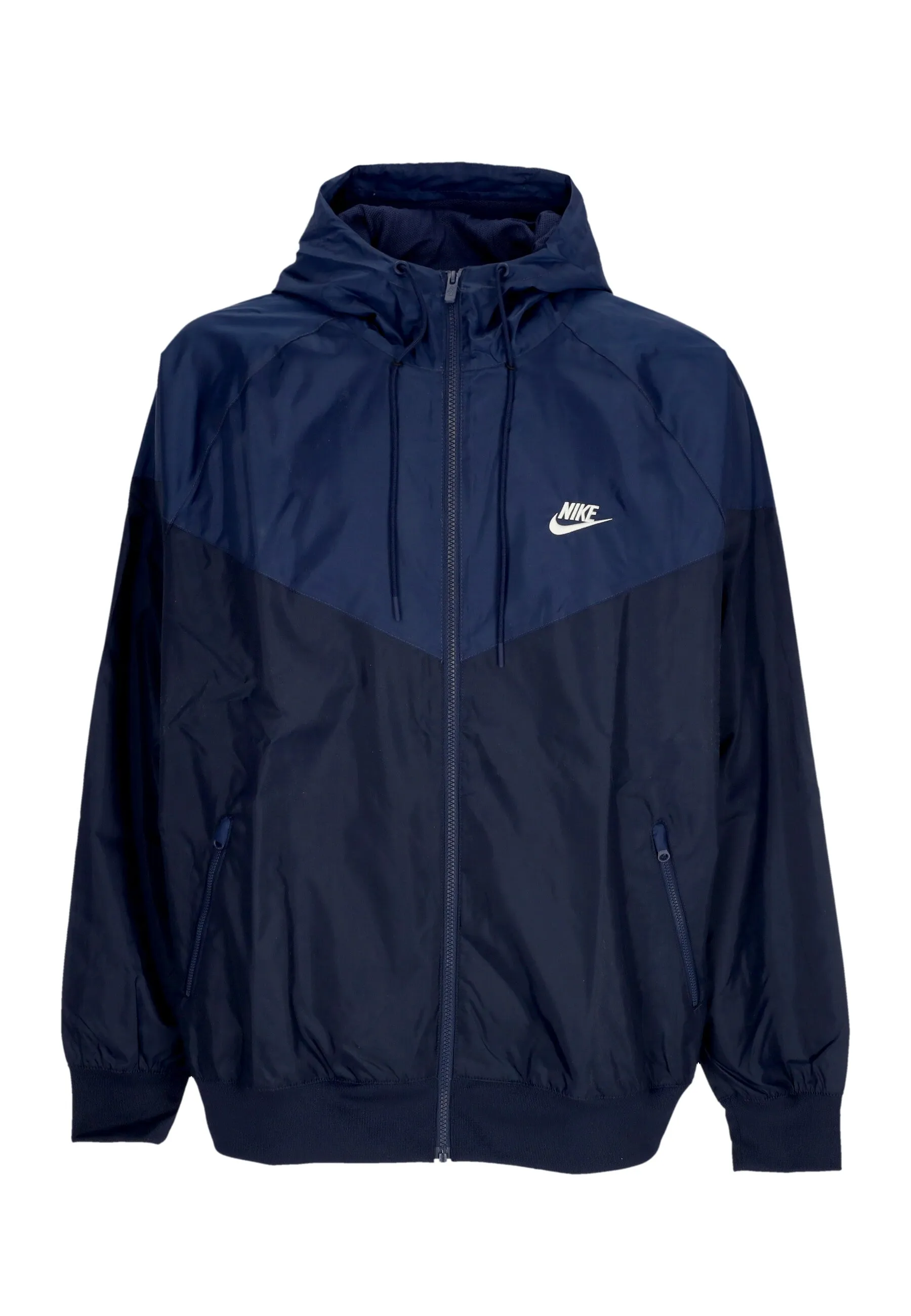 Giacca a Vento Uomo Sportswear Woven Lined Windrunner Hooded Jacket Obsidian/midnight Navy/sail