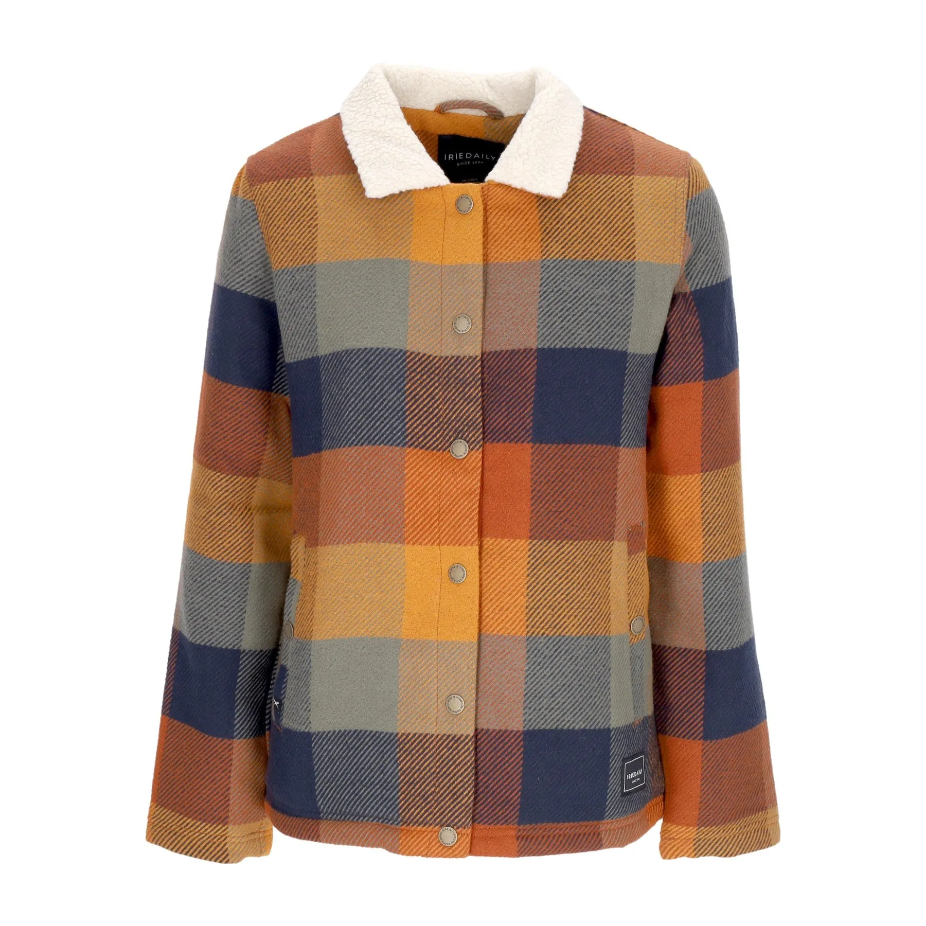 Giacca Coach Jacket Donna Team Sherpa Jacket Caramel