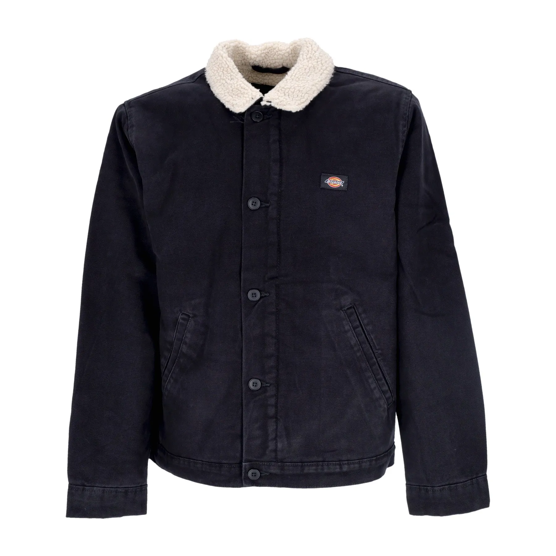 Giacca Workwear Uomo Duck Canvas Deck Jacket Stone Washed Black