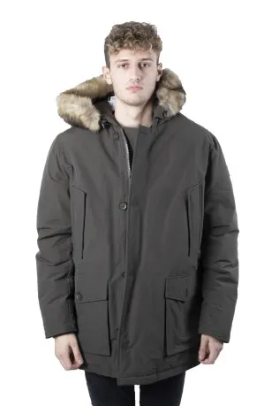 Giubbino Parka Uomo Con Pelo