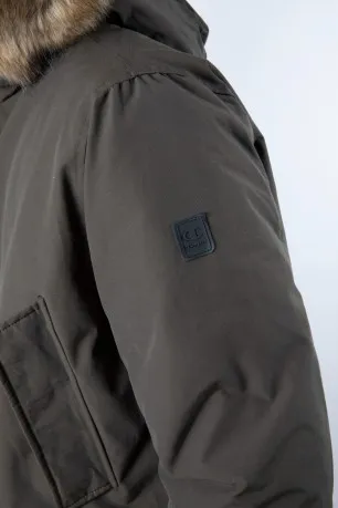 Giubbino Parka Uomo Con Pelo