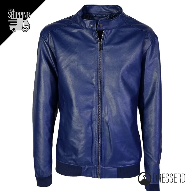 Giubbotto Uomo Oversize Ecopelle Primaverile Dalla 3XL alla 7XL Giubbino Taglie Grandi Dresserd
