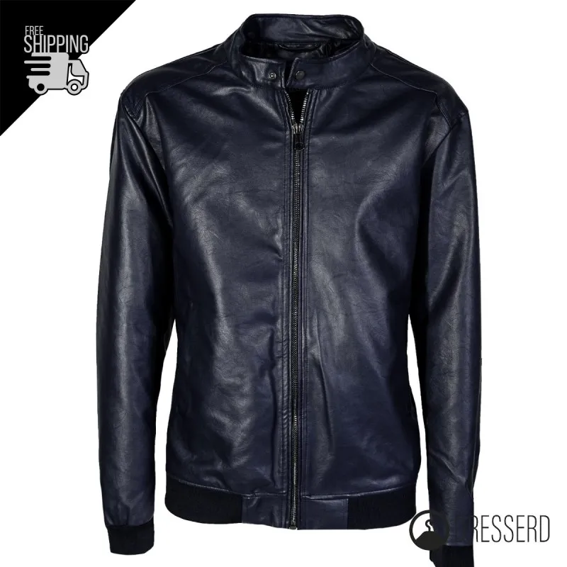 Giubbotto Uomo Oversize Ecopelle Primaverile Dalla 3XL alla 7XL Giubbino Taglie Grandi Dresserd