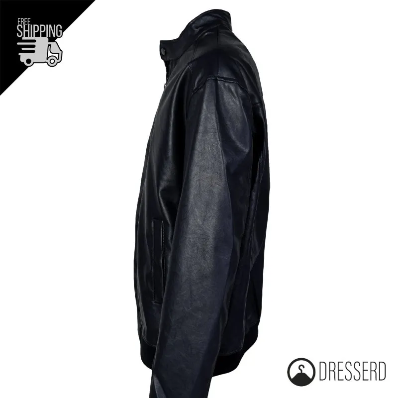 Giubbotto Uomo Oversize Ecopelle Primaverile Dalla 3XL alla 7XL Giubbino Taglie Grandi Dresserd