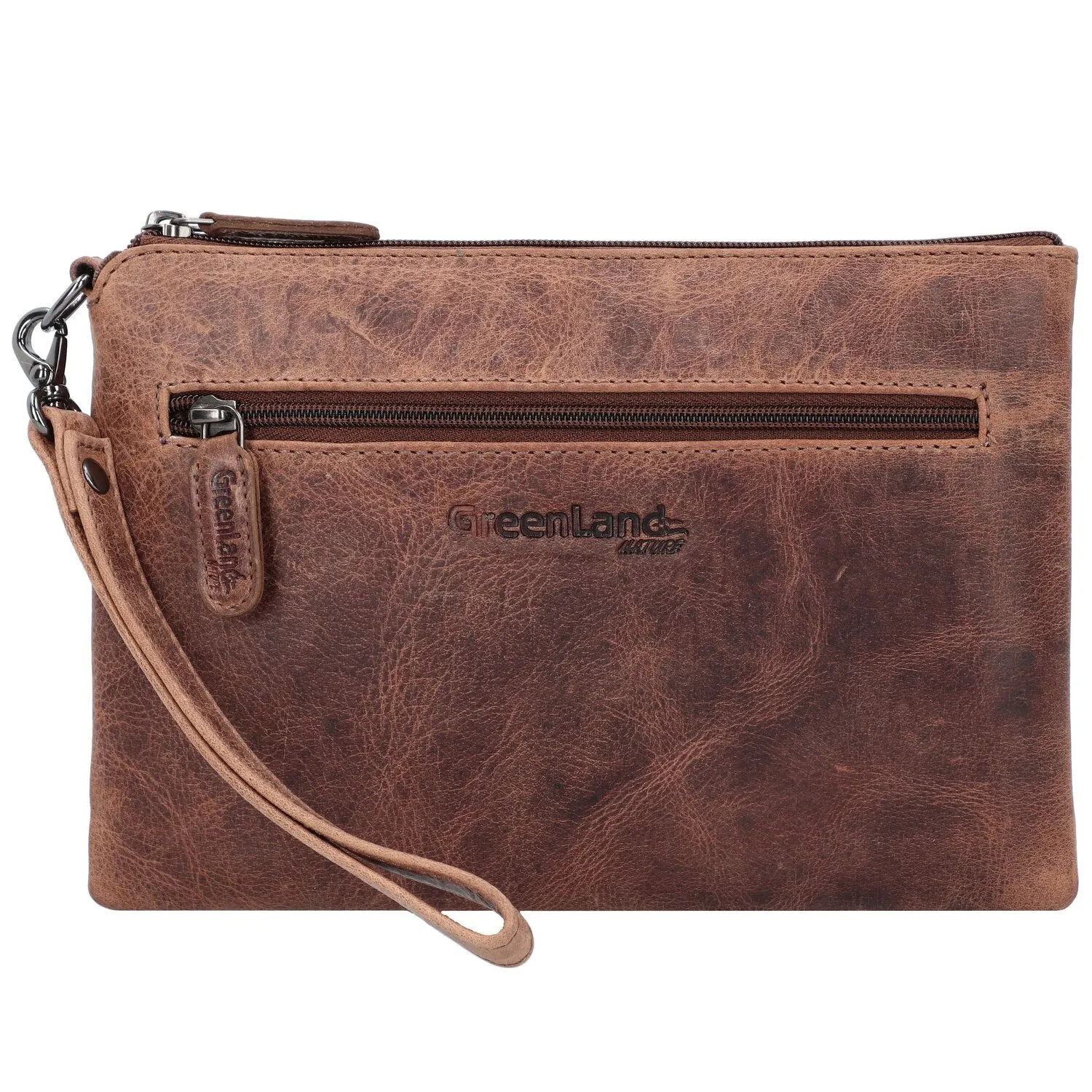 Greenland Nature Montana Borsa da uomo Protezione RFID Pelle 26 cm
