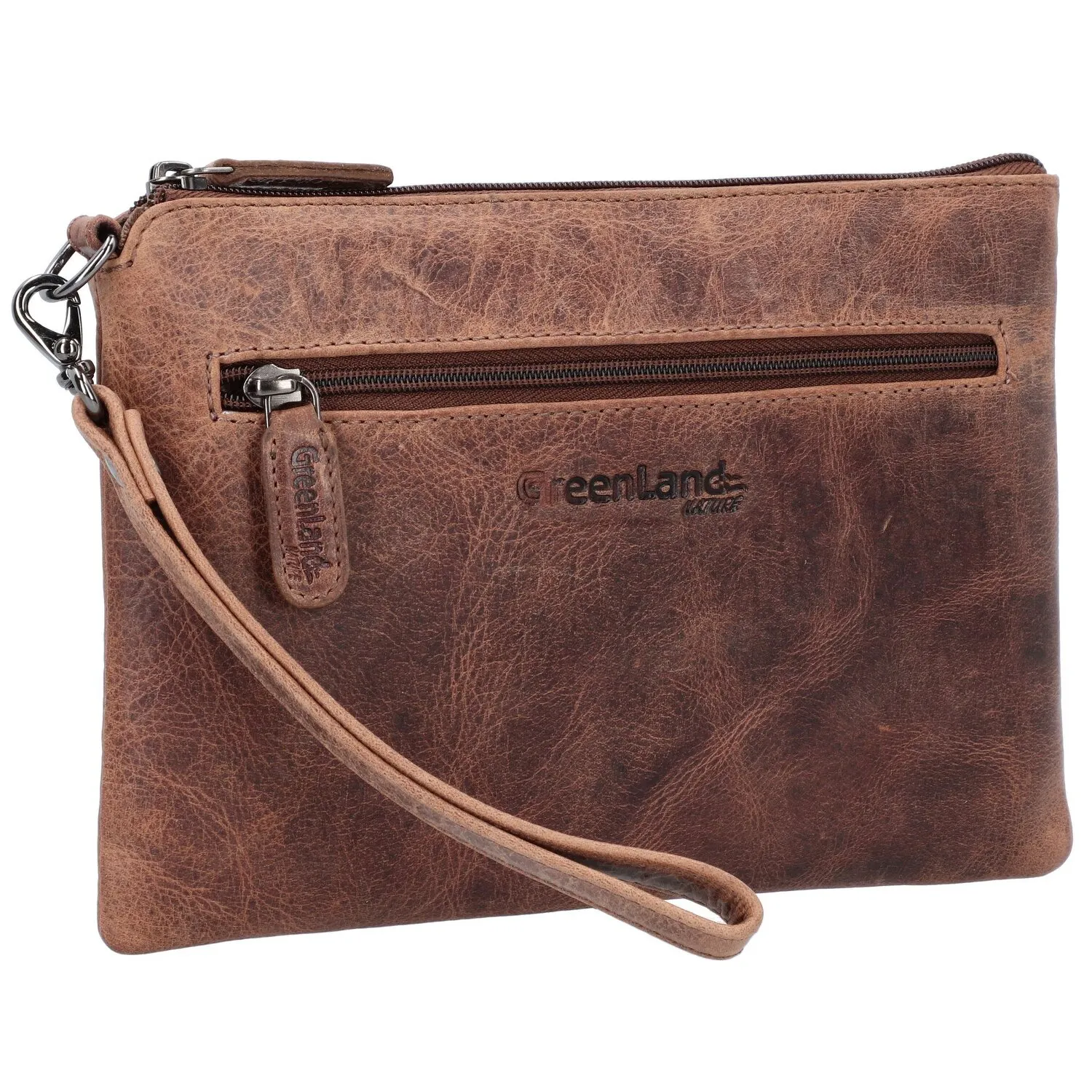 Greenland Nature Montana Borsa da uomo Protezione RFID Pelle 26 cm