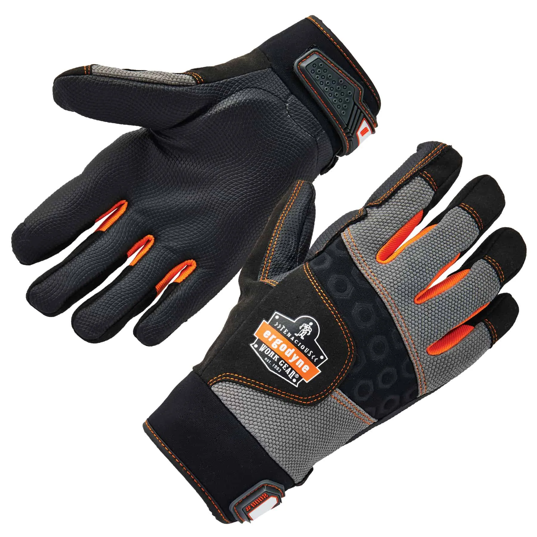 Guanti da lavoro Ergodyne ProFlex, Tg. S, in Neoprene, col. Nero