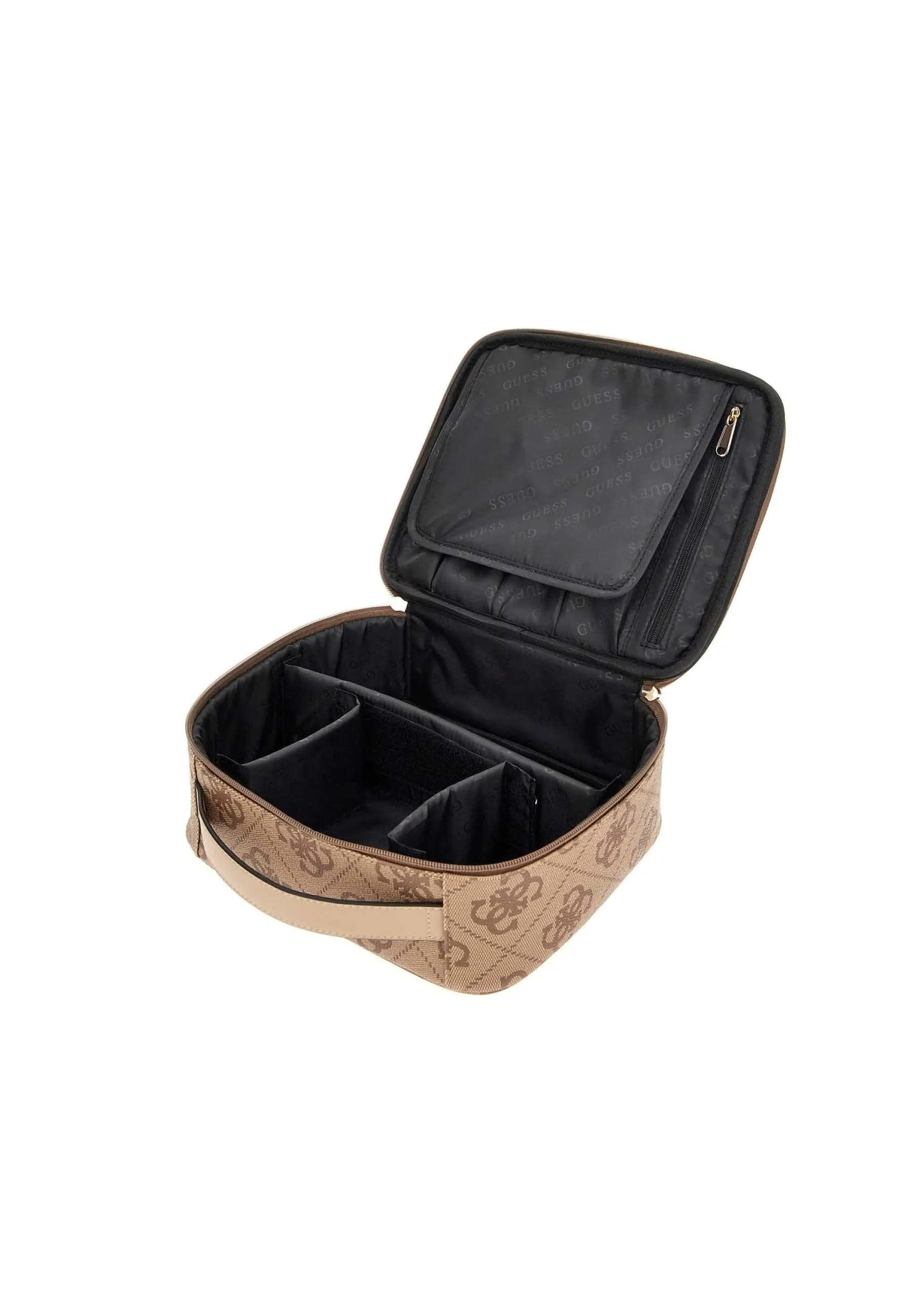GUESS Berta Borsa Beauty Case Latte Logo Brown B8688045
