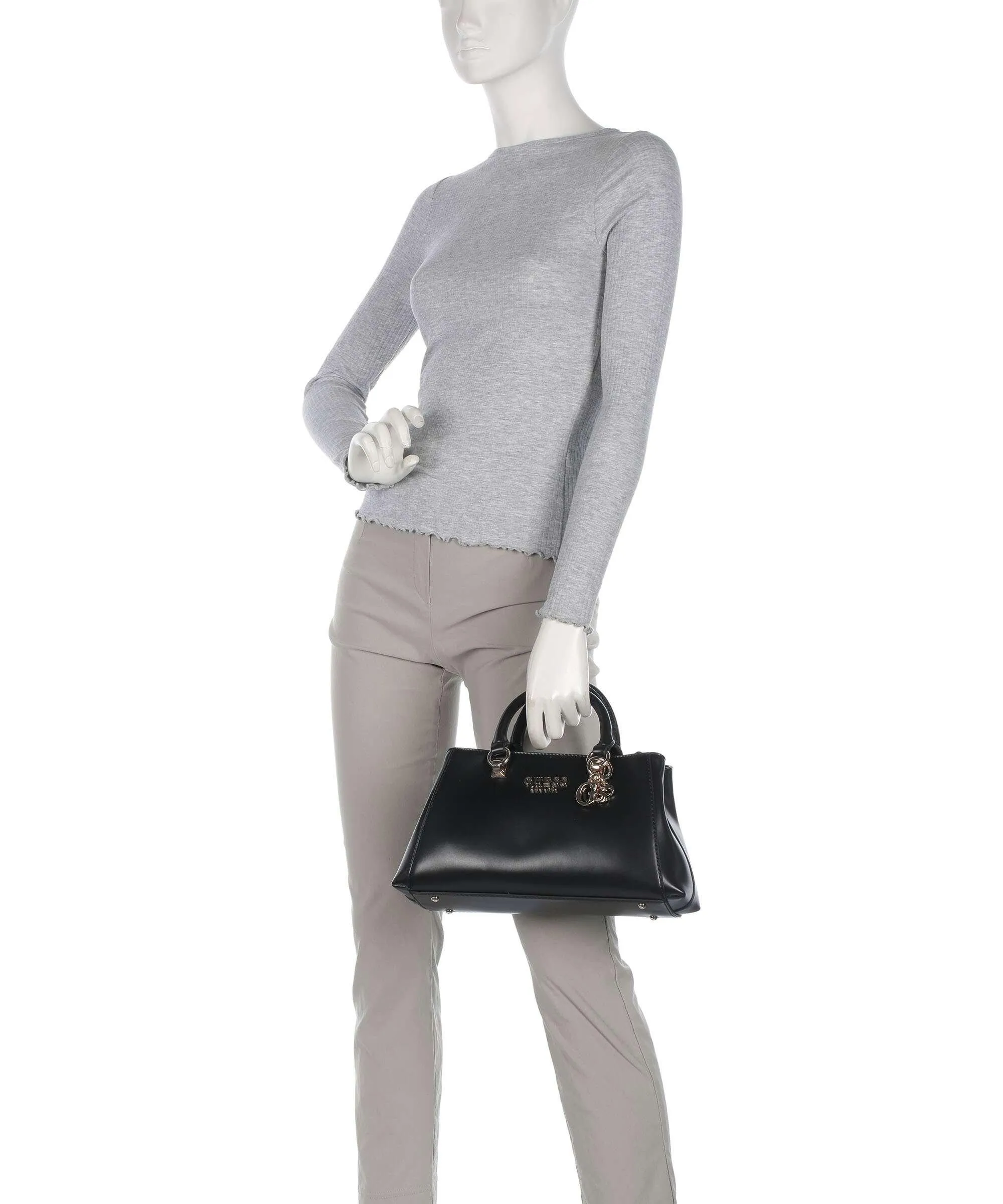  Guess Evelune Borsa a mano pelle sintetica nero  