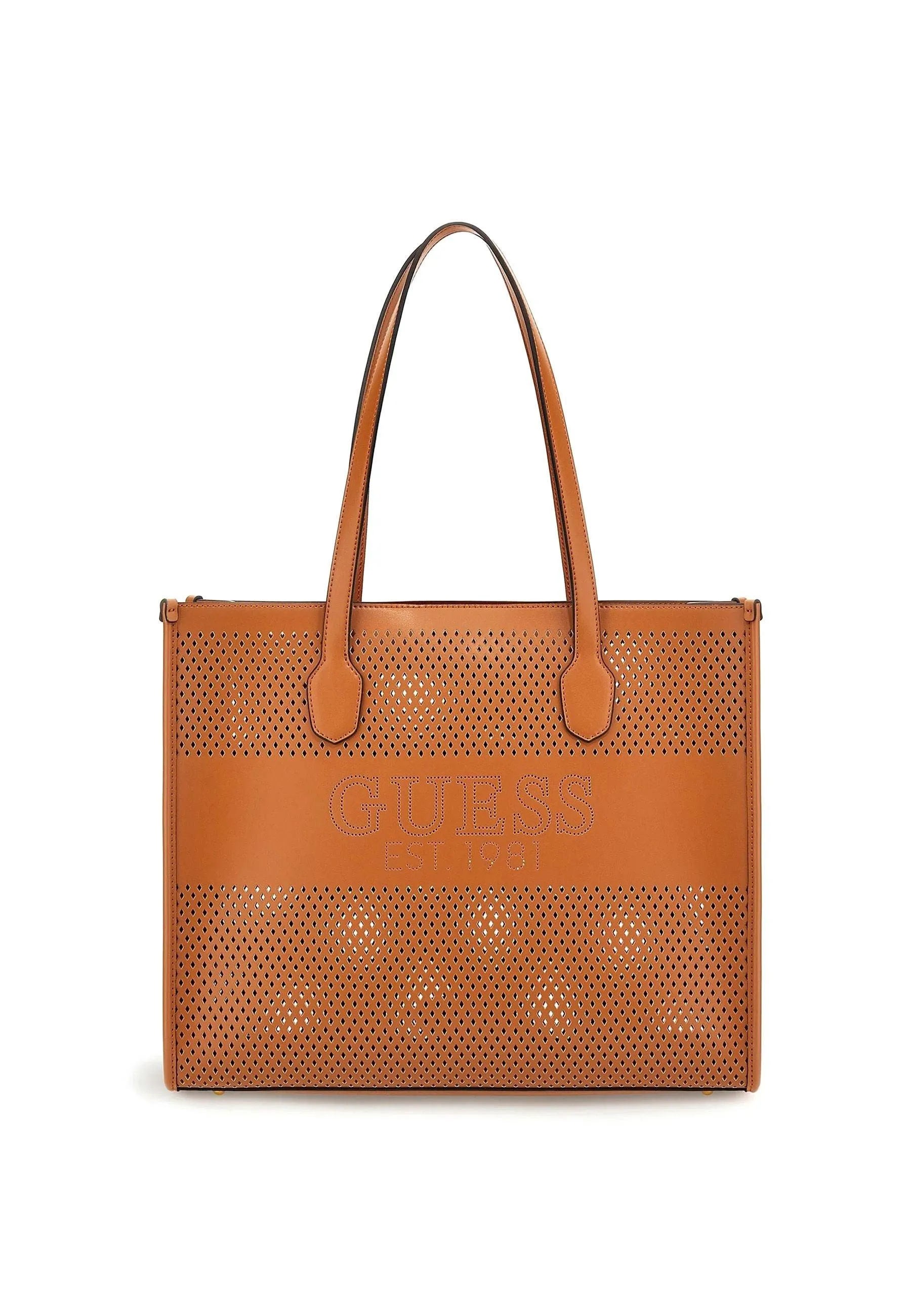 GUESS Katey Perf Borsa Tote Cognac WH876923