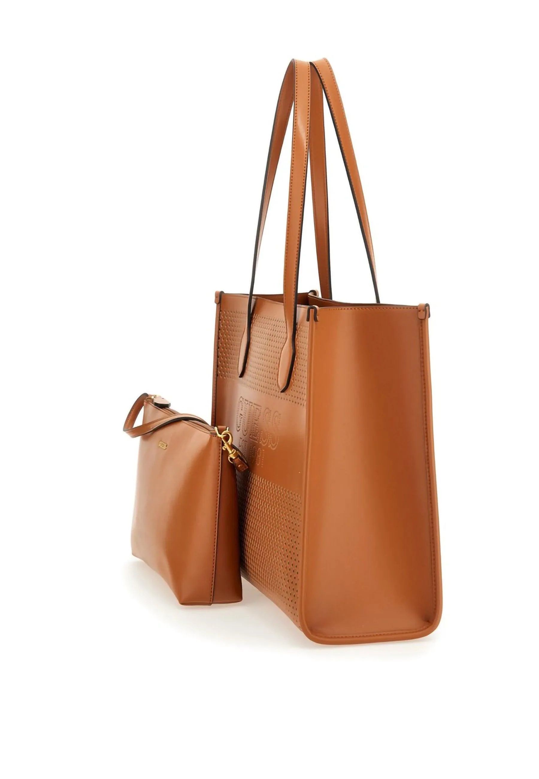 GUESS Katey Perf Borsa Tote Cognac WH876923