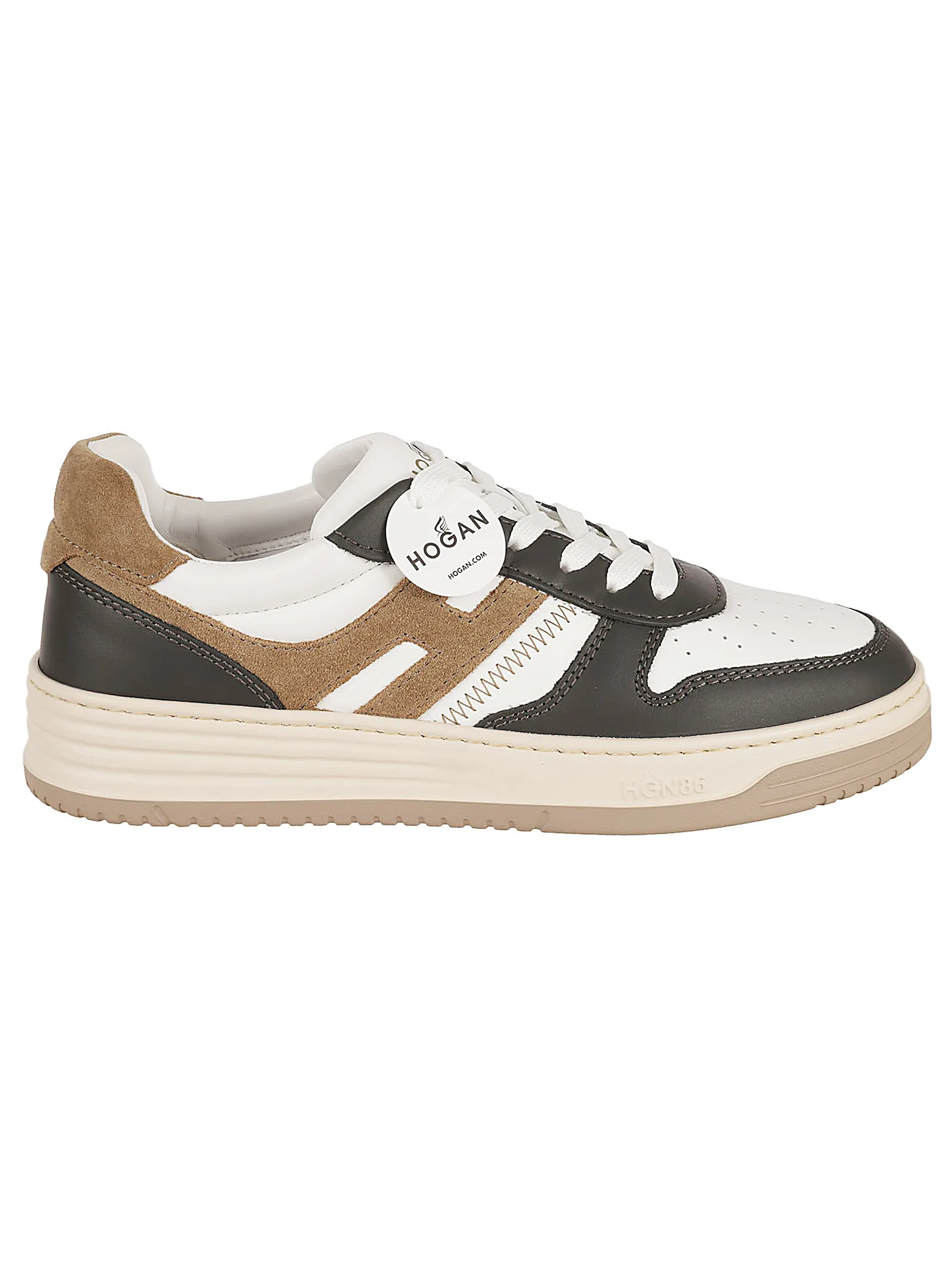 HOGANH630 ALLACCIATO White/brown