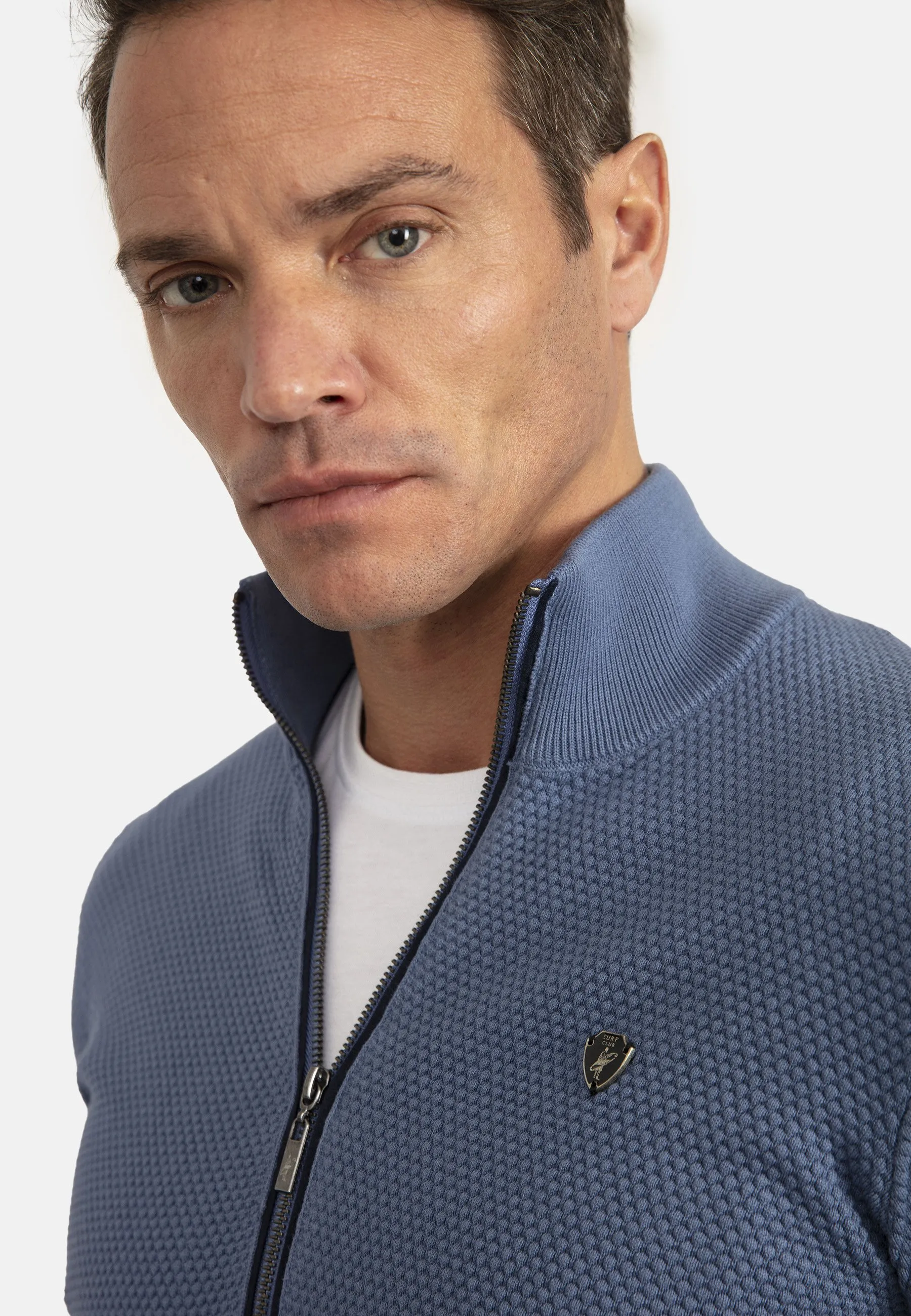 HONEYCOMB ZIPPER  - Cardigan