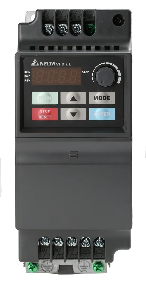 Inverter Delta Electronics, 1,5 kW, 400 V c.a., 3 fasi, 0 → 600Hz