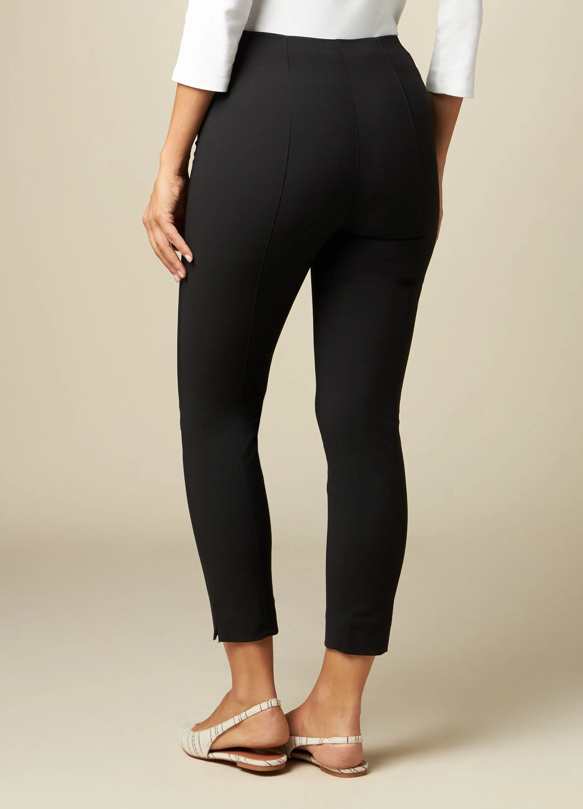 IWIE  Pantaloni in misto cotone stretch donna
