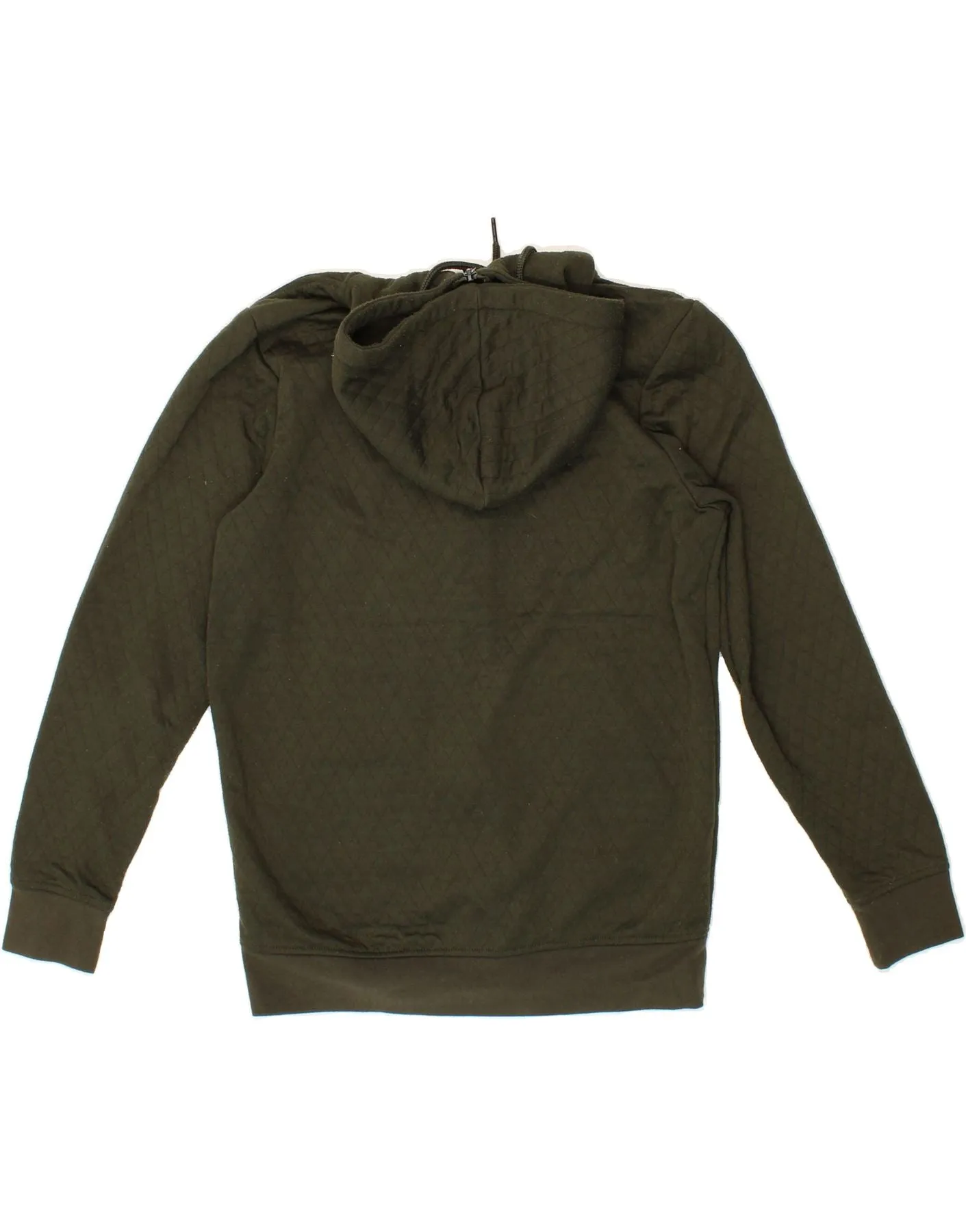 JACK & JONES Mens Workwear Zip Hoodie Sweater Medium Green Polyester
