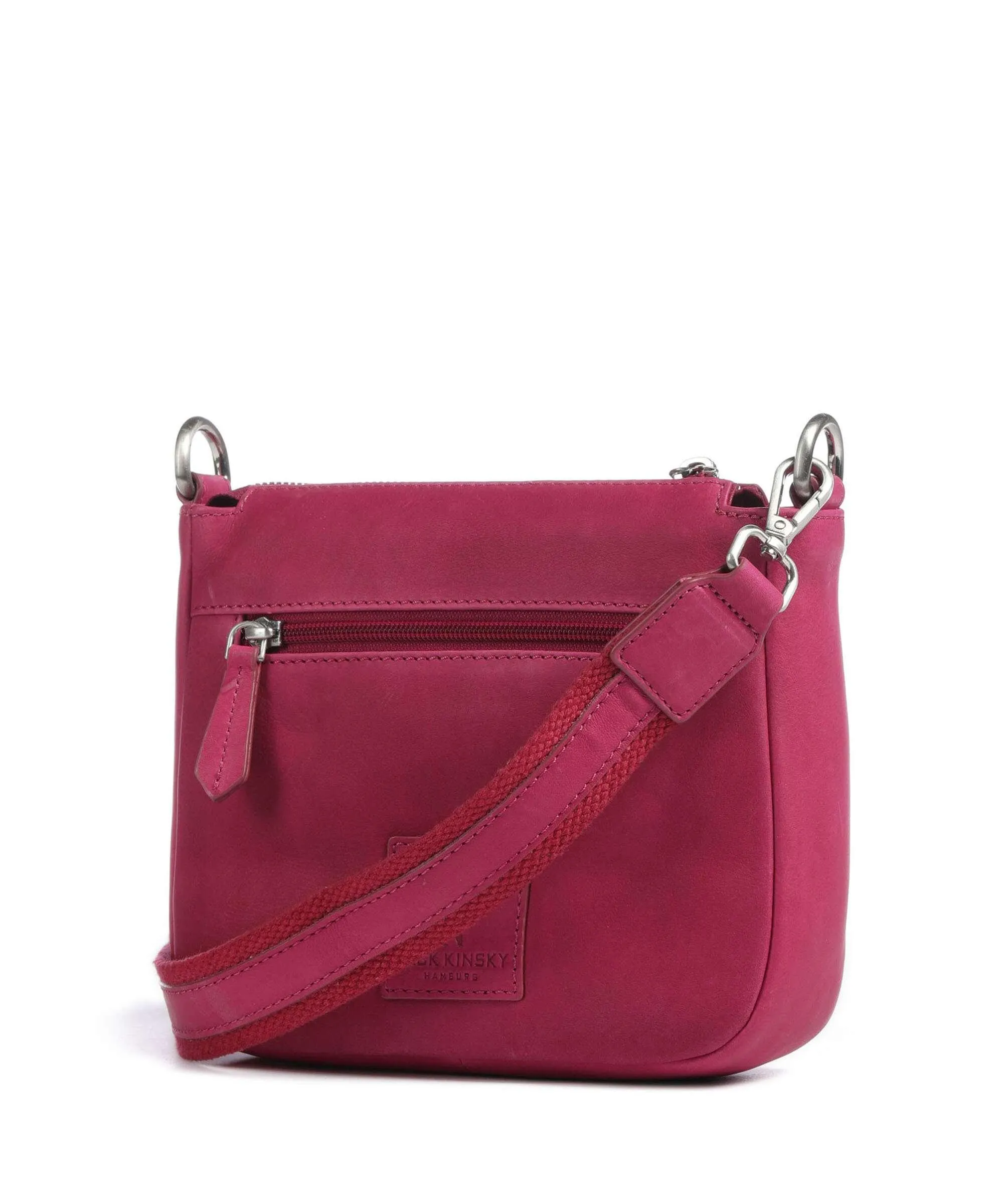  Jack Kinsky Aruba 3 Borsa a tracolla pelle a grana fine pink  