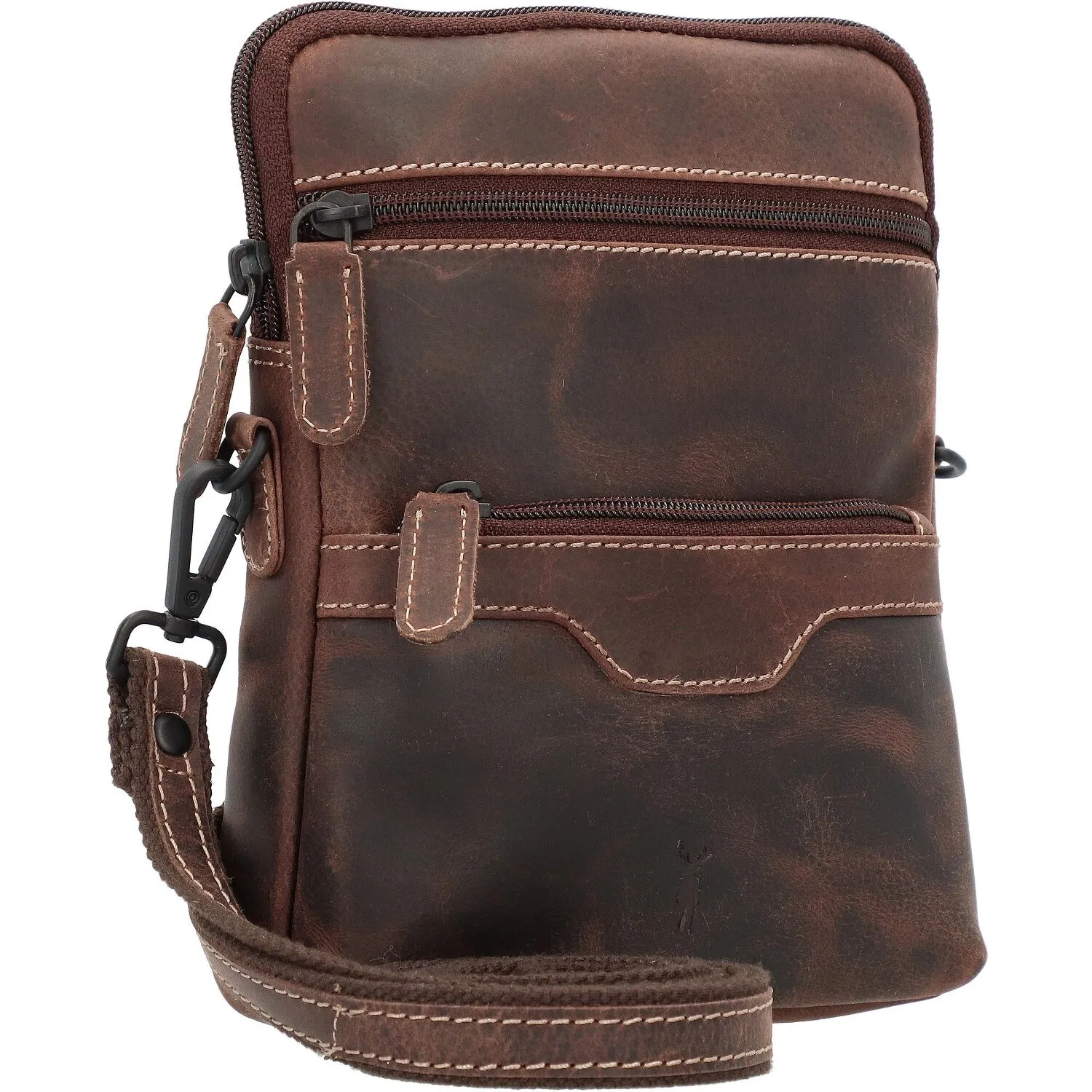 Jack Kinsky Baltimore 11 Borsa a tracolla in pelle 16 cm