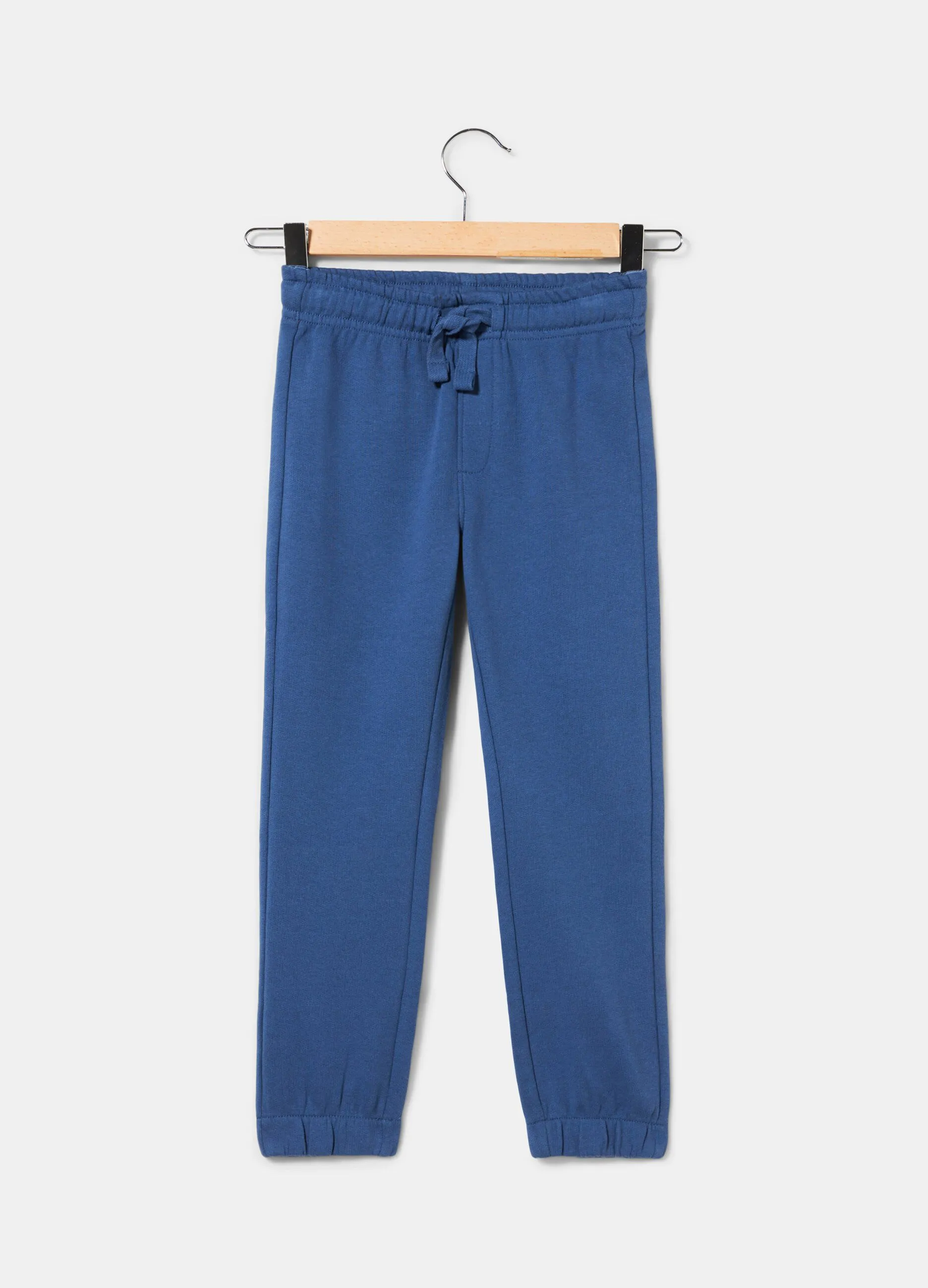 Joggers in felpa di puro cotone bambino