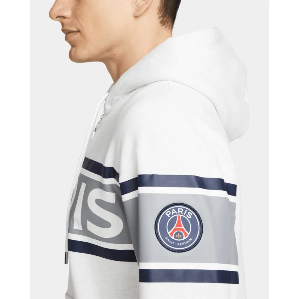 JORDAN - FELPA PARIS SAINT GERMAN - UOMO - BIANCO-BLU - DB6481-051