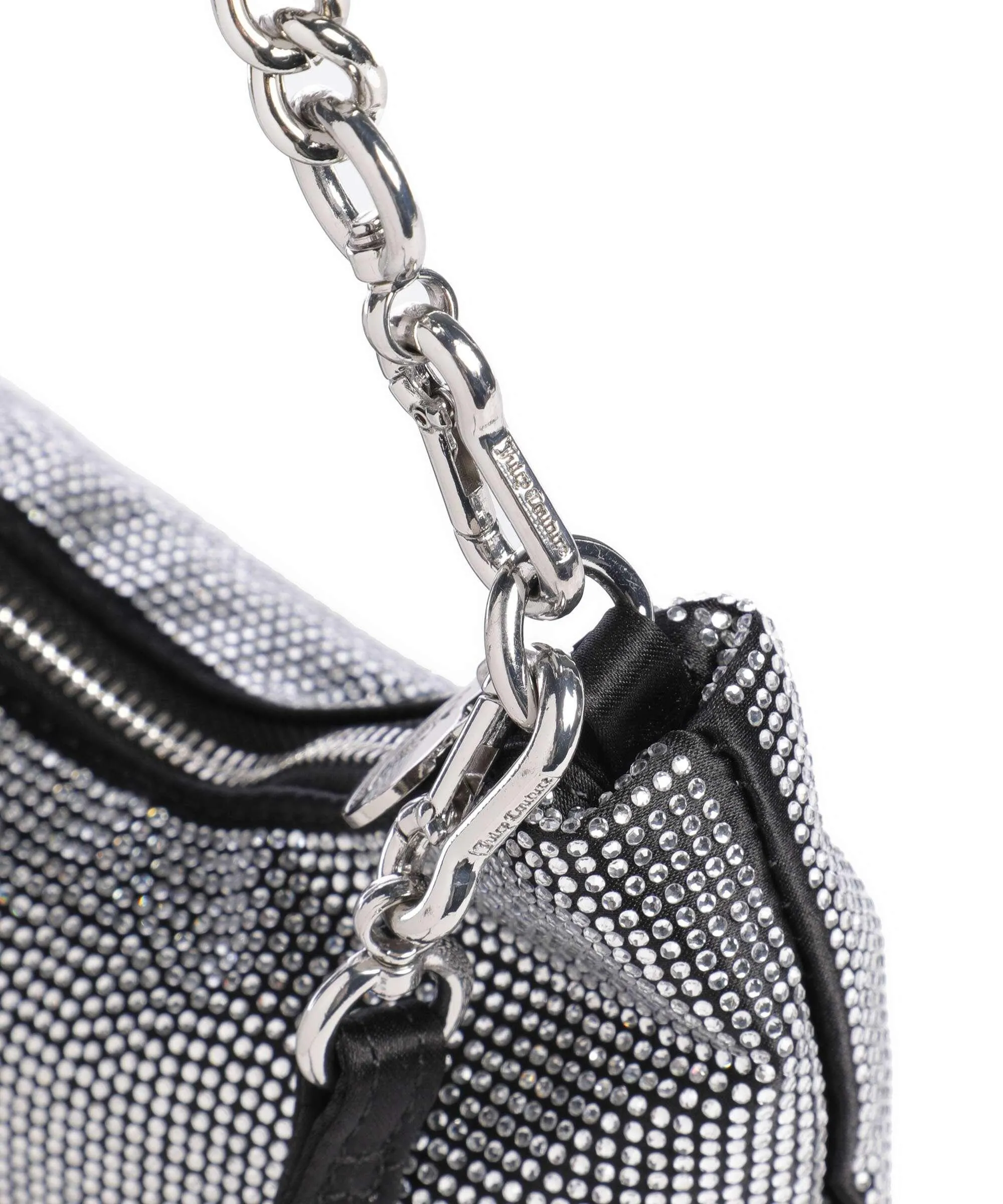  Juicy Couture Hazel S Borsa a spalla poliestere argento/nero  