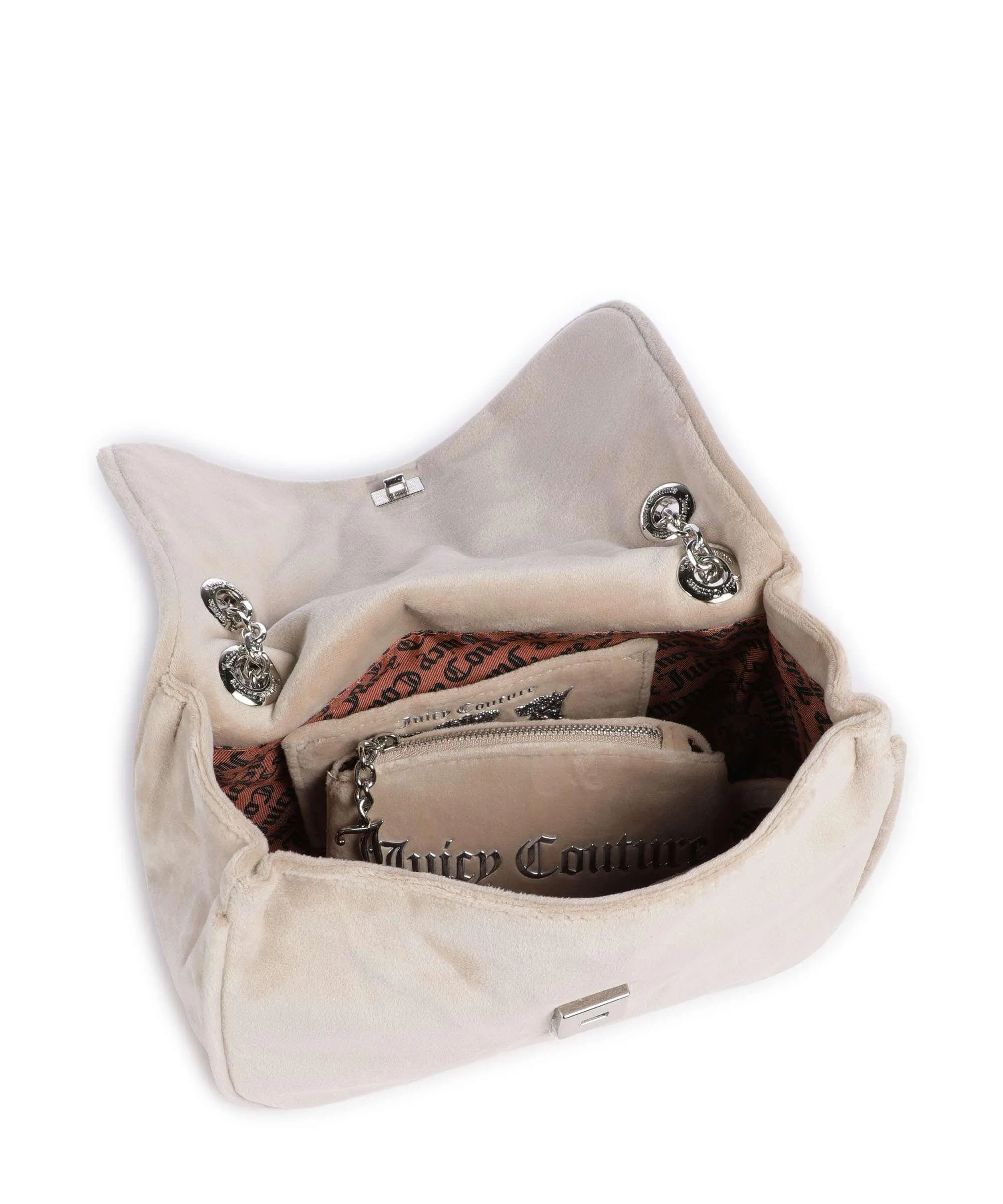  Juicy Couture Kimberly Borsa a spalla poliestere beige  