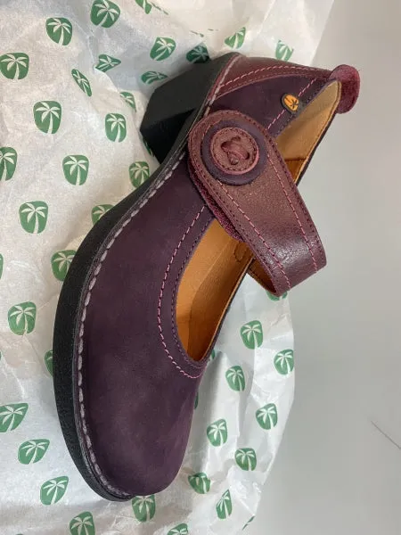 Jungla 7539 scarpa donna bebè in pelle viola