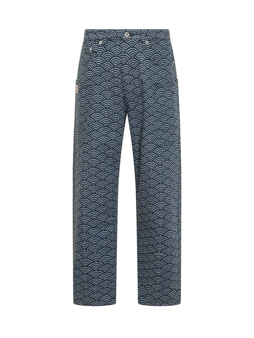 KENZO Jeans Cargo  'Kenzo Seigaiha' 