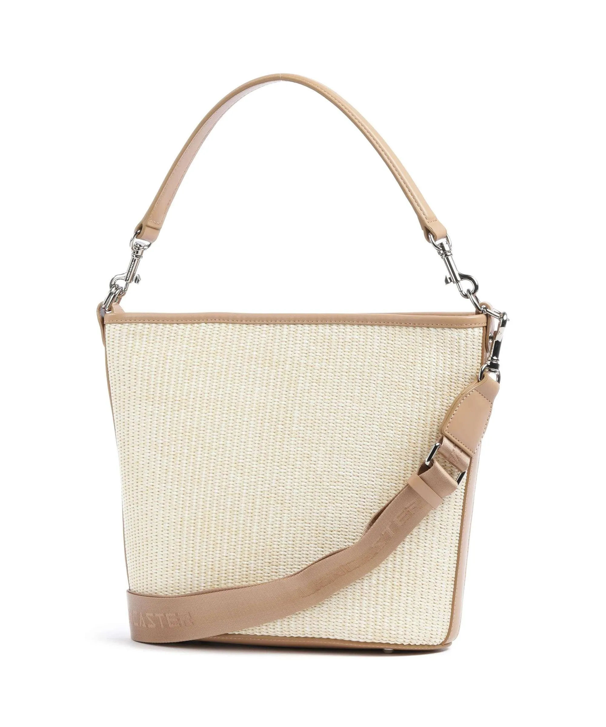  Lancaster Actual Mini Osier Borsa hobo libro beige  