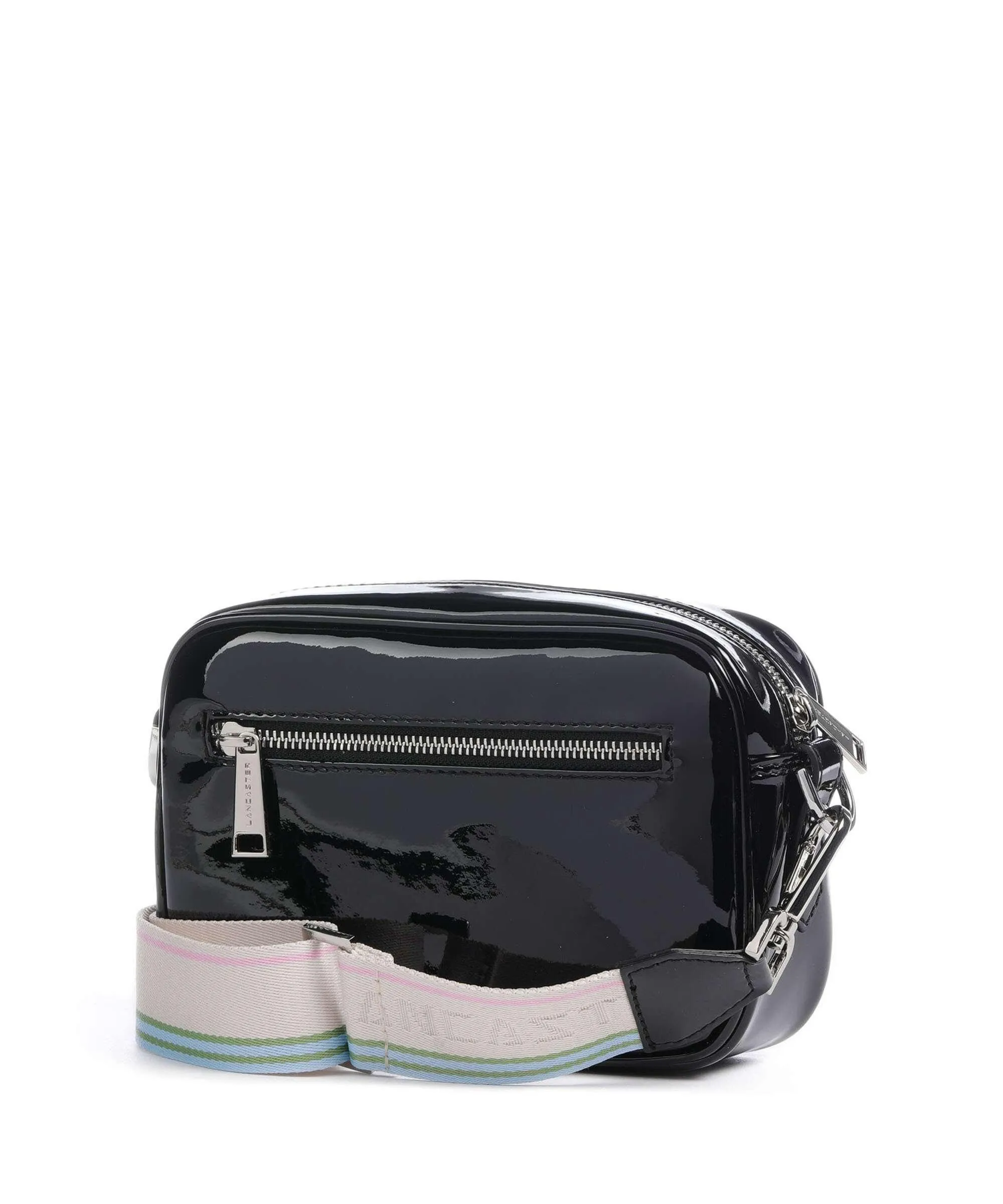  Lancaster Firenze Vernis Borsa a tracolla plastica nero  