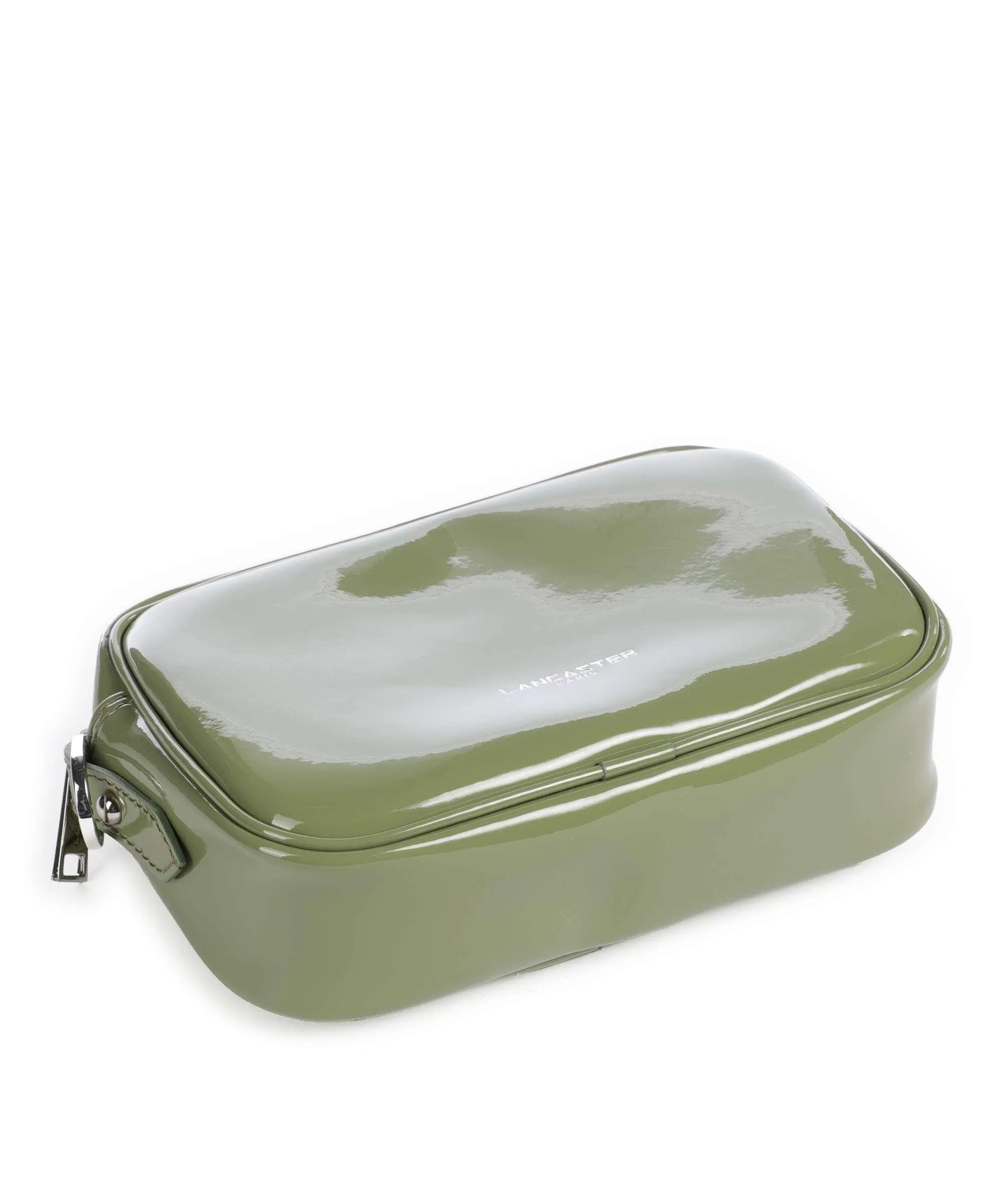  Lancaster Firenze Vernis Borsa a tracolla plastica verde-oliva  