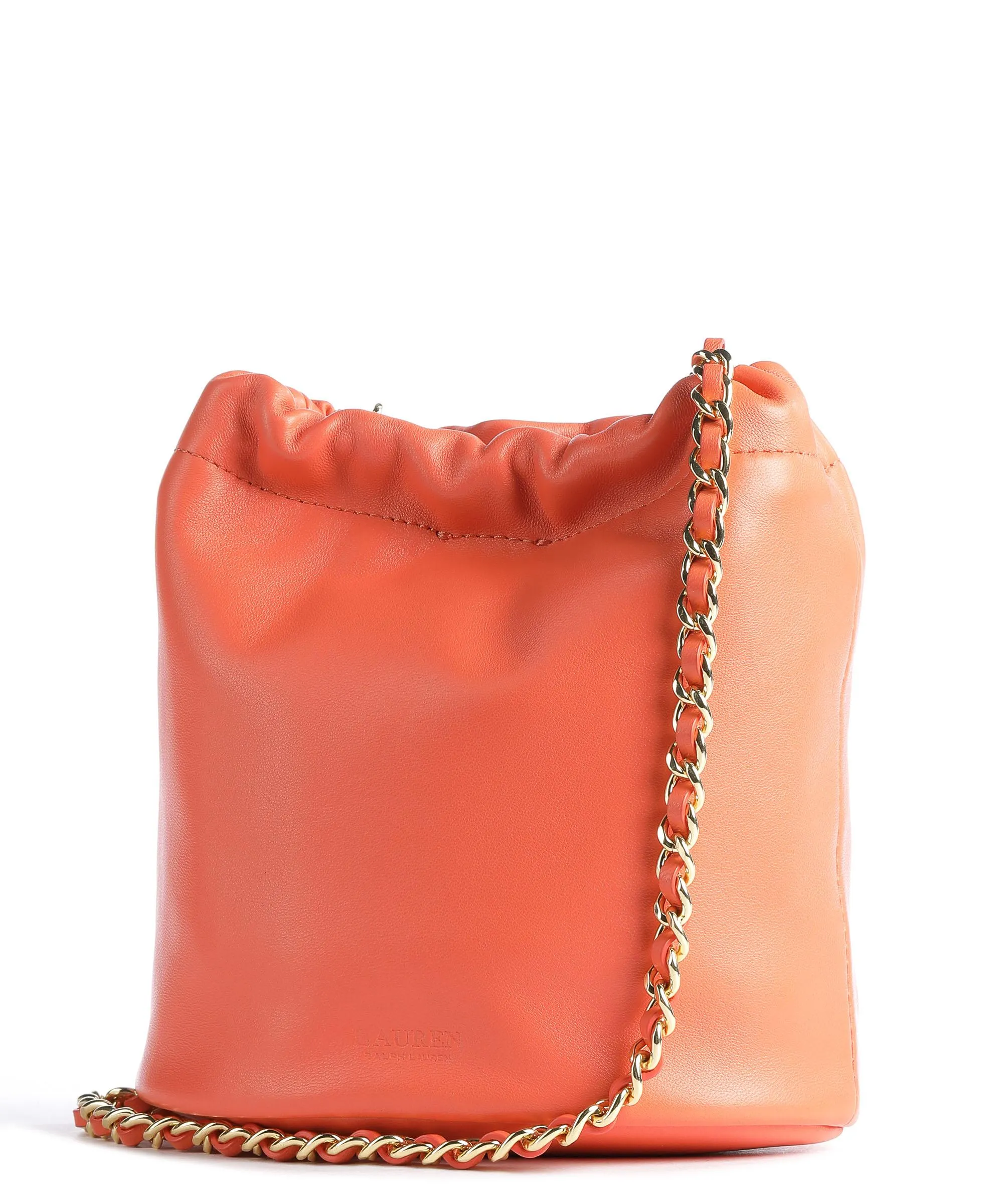  Lauren Ralph Lauren Emmy 19 Borsa a secchiello pelle di pecora arancio  