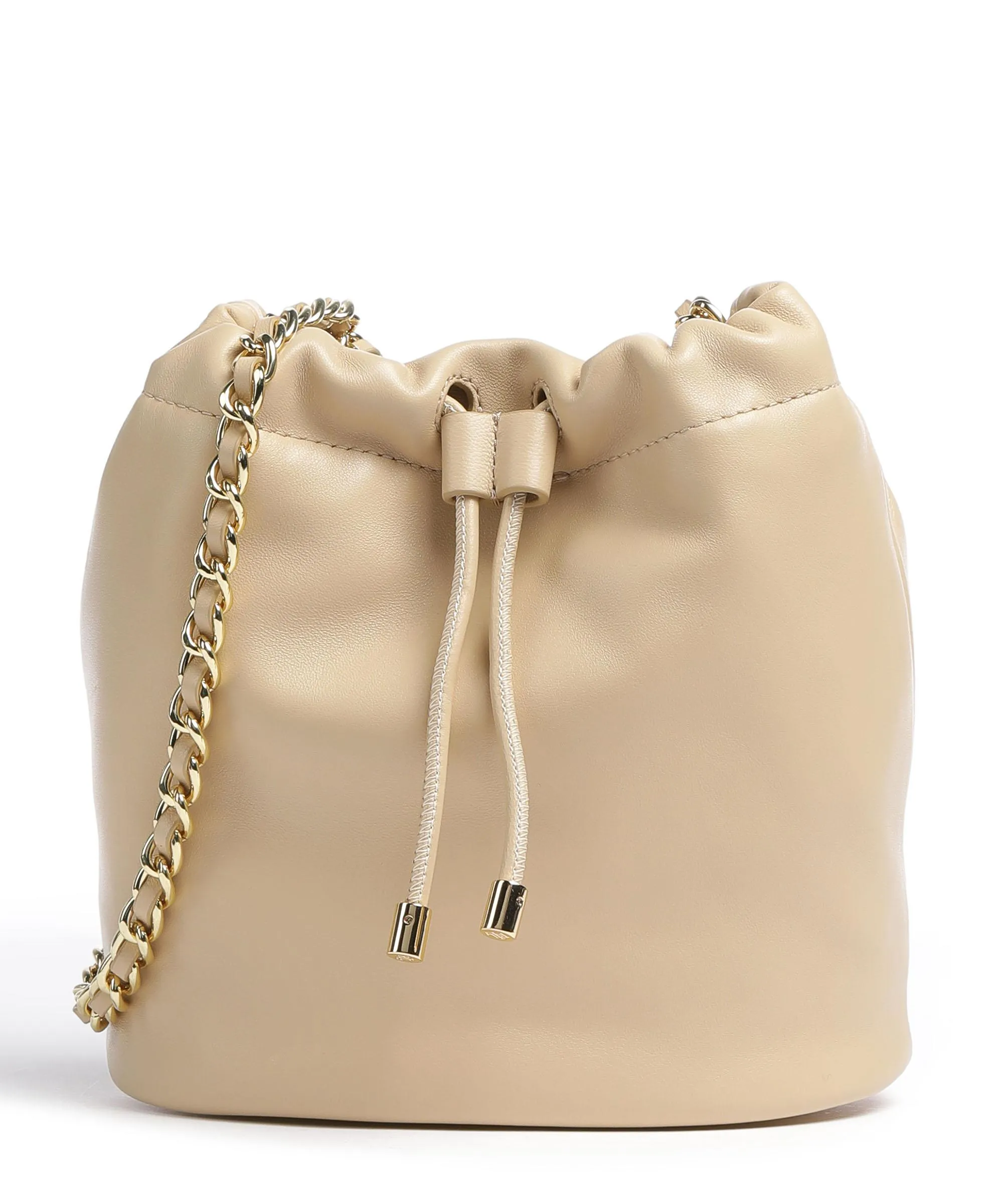  Lauren Ralph Lauren Emmy 19 Borsa a secchiello pelle di pecora beige  