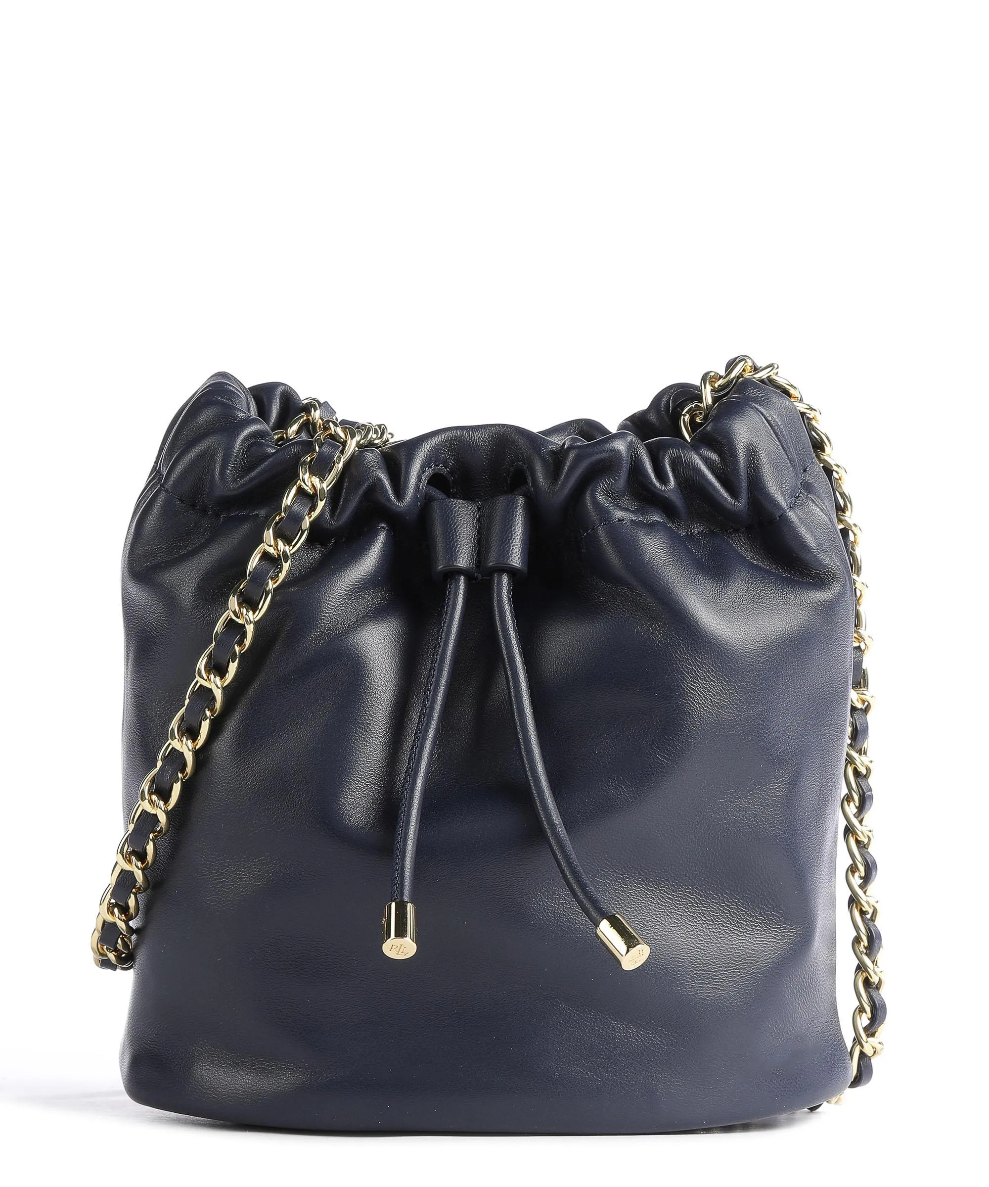  Lauren Ralph Lauren Emmy 19 Borsa a secchiello pelle di pecora navy  
