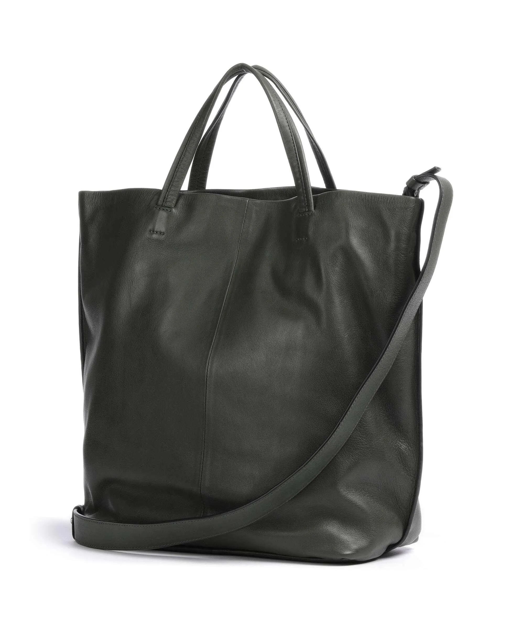  Liebeskind Hera Sheep Natural L Borsa a mano pelle di pecora verde scuro  