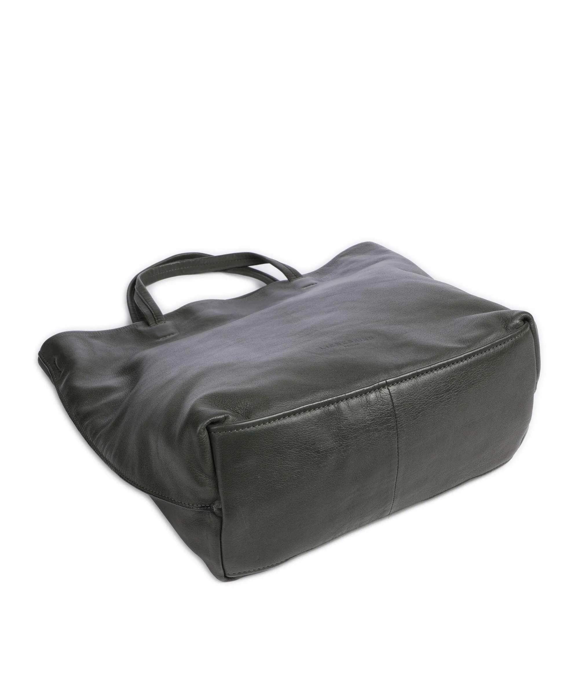  Liebeskind Hera Sheep Natural L Borsa a mano pelle di pecora verde scuro  