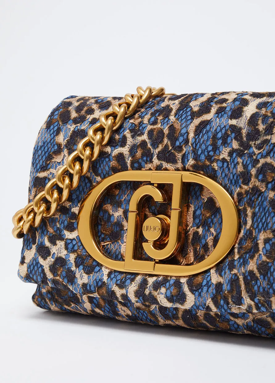LIU-JO Borsa a spalla LaPuffy animalier