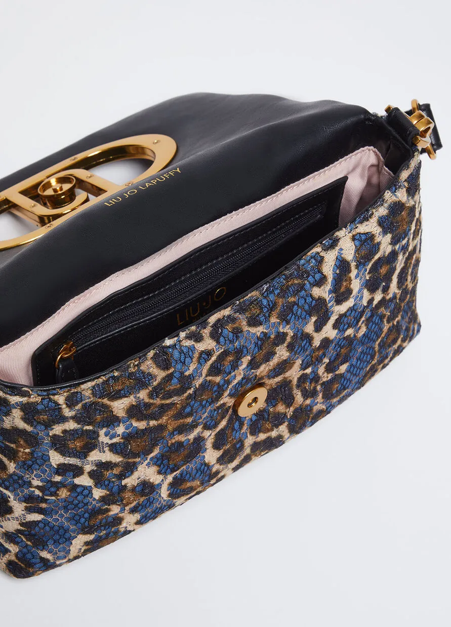 LIU-JO Borsa a spalla LaPuffy animalier