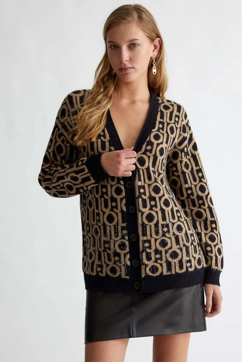 LIU JO CARDIGAN BOTTONI JEANSERIA